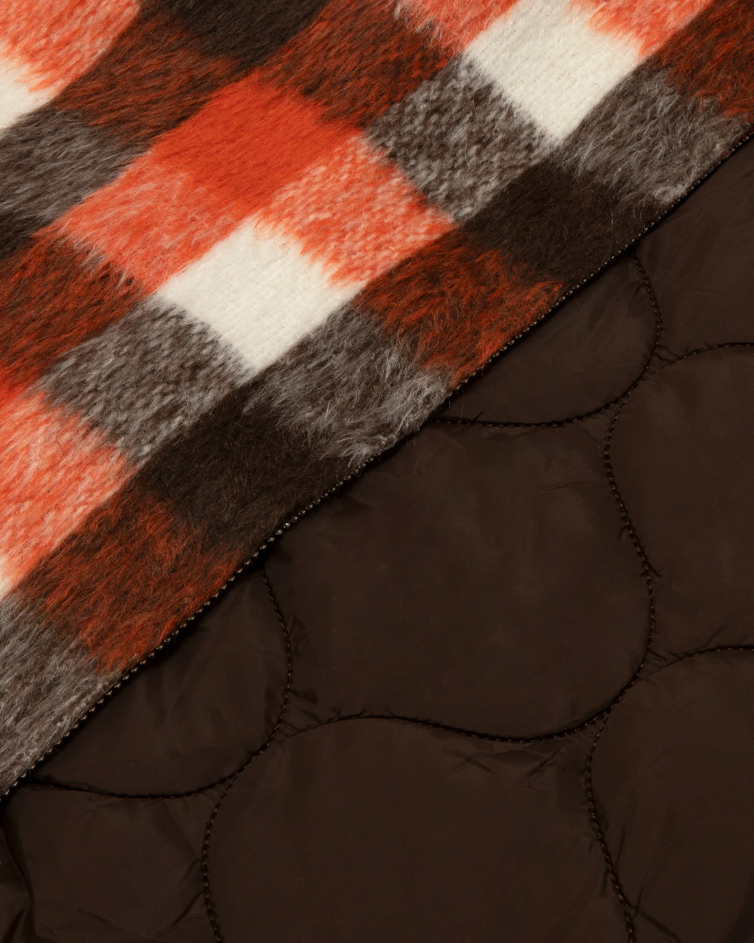 Moonface check hooded jacket - Image 5