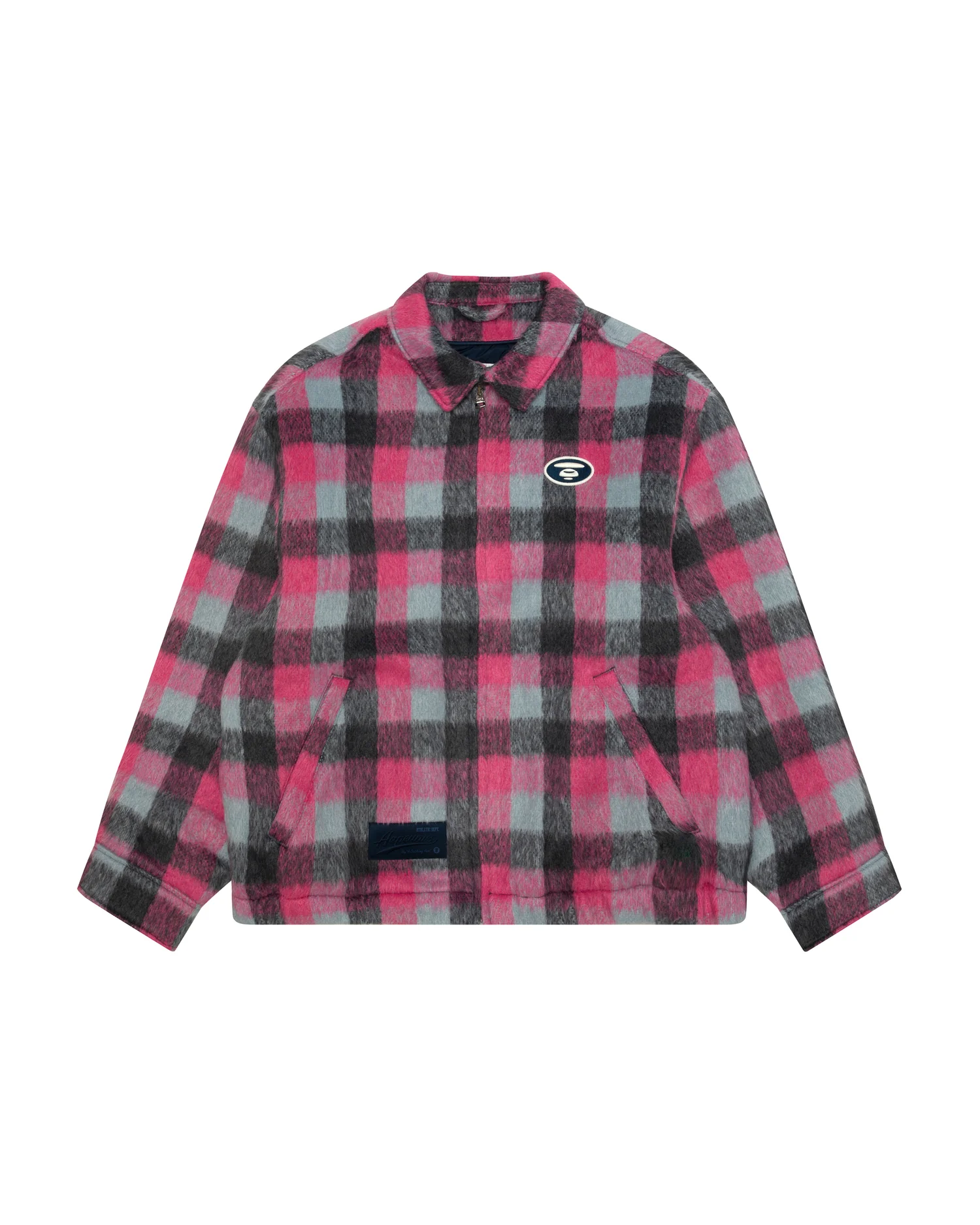 Moonface check hooded jacket - Image 9