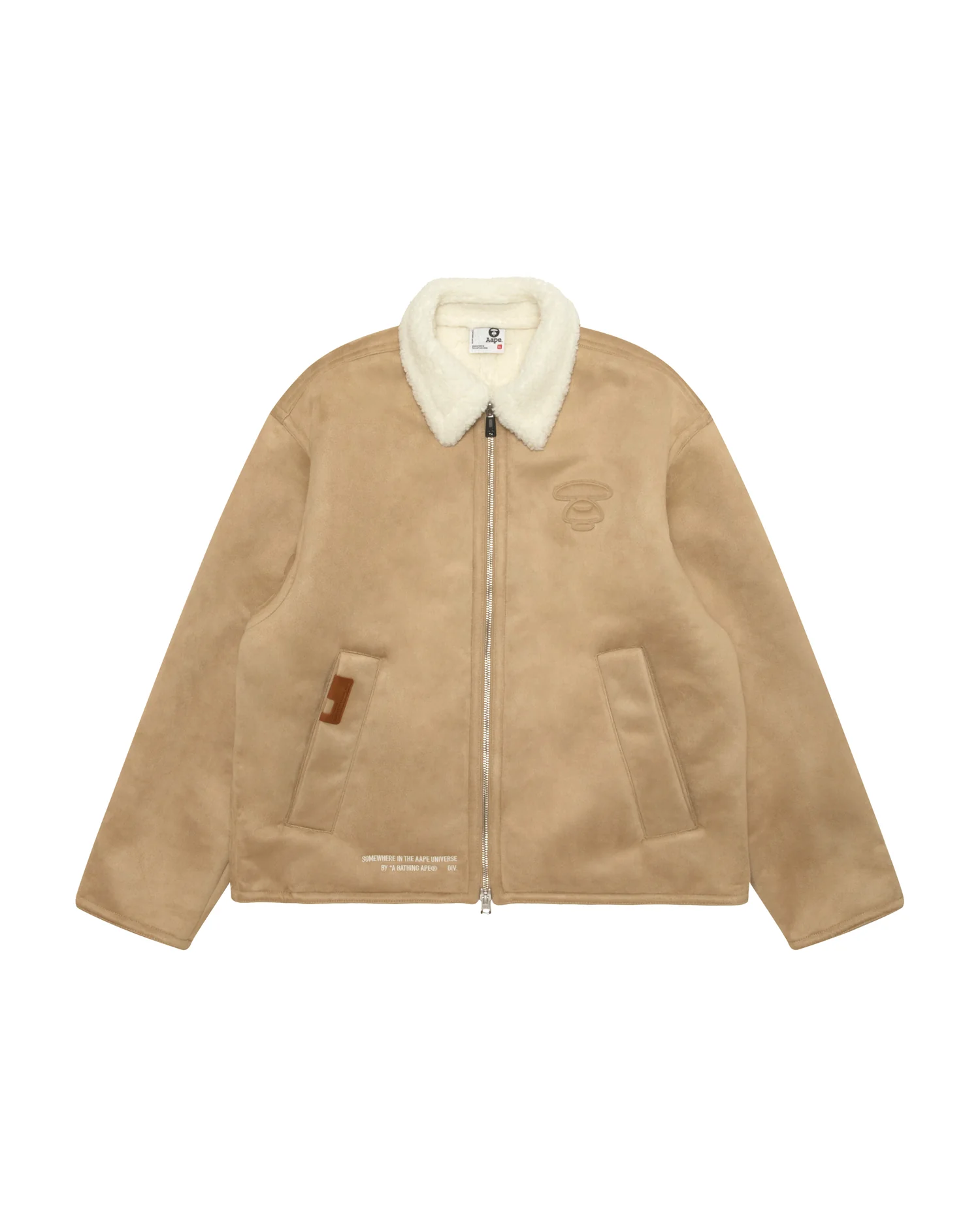 Moonface zip-up jacket