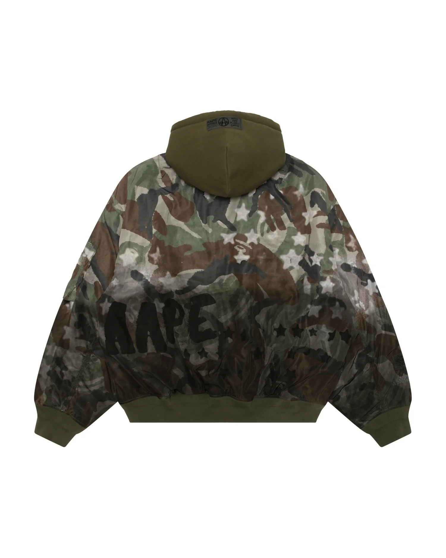 Hooded bomber jacket - Image 2