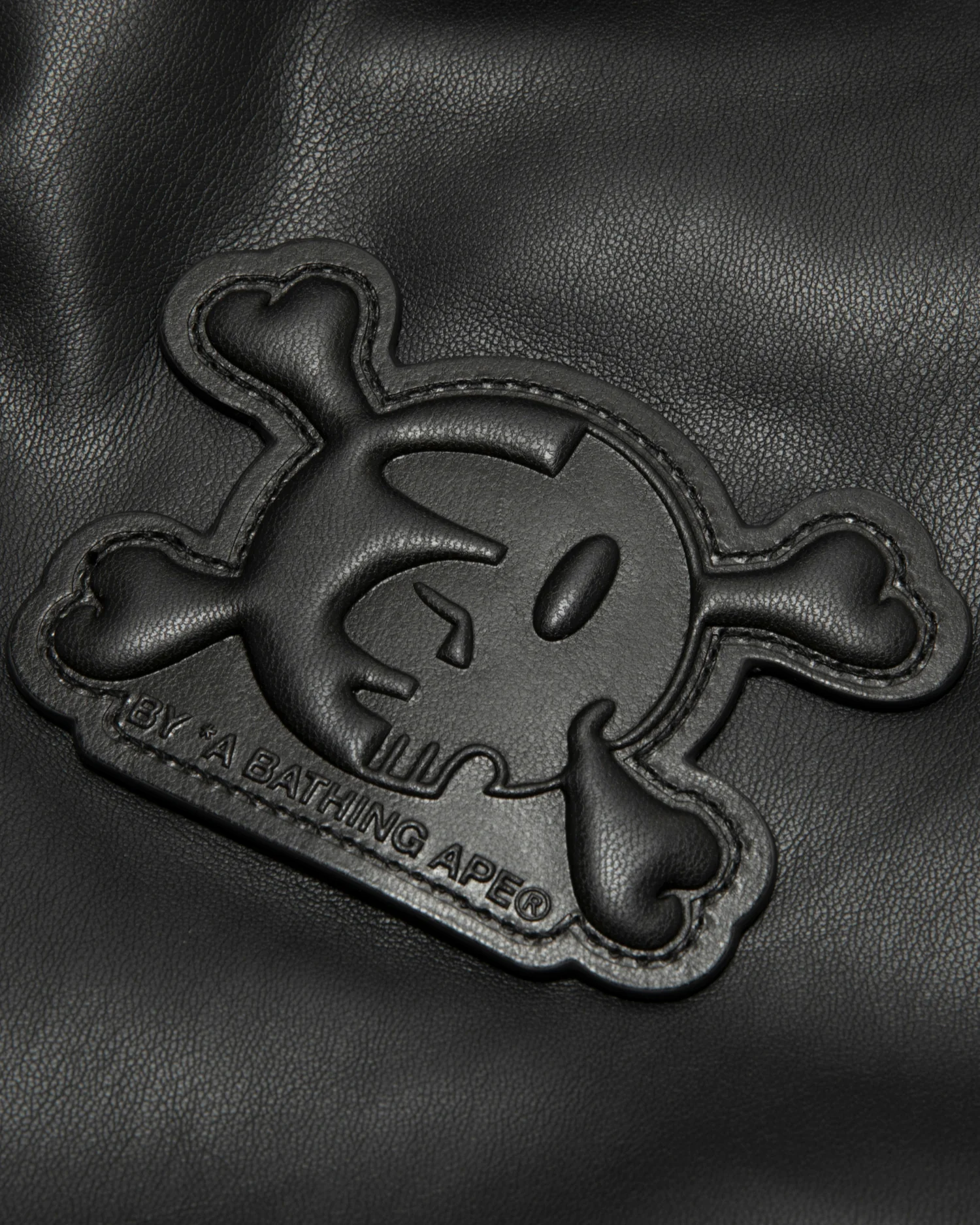 X erased hooded leather jacket - Image 4