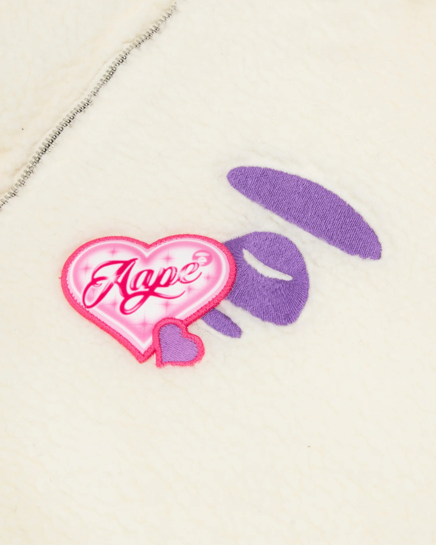 Moonface zip fleece jacket - Image 3