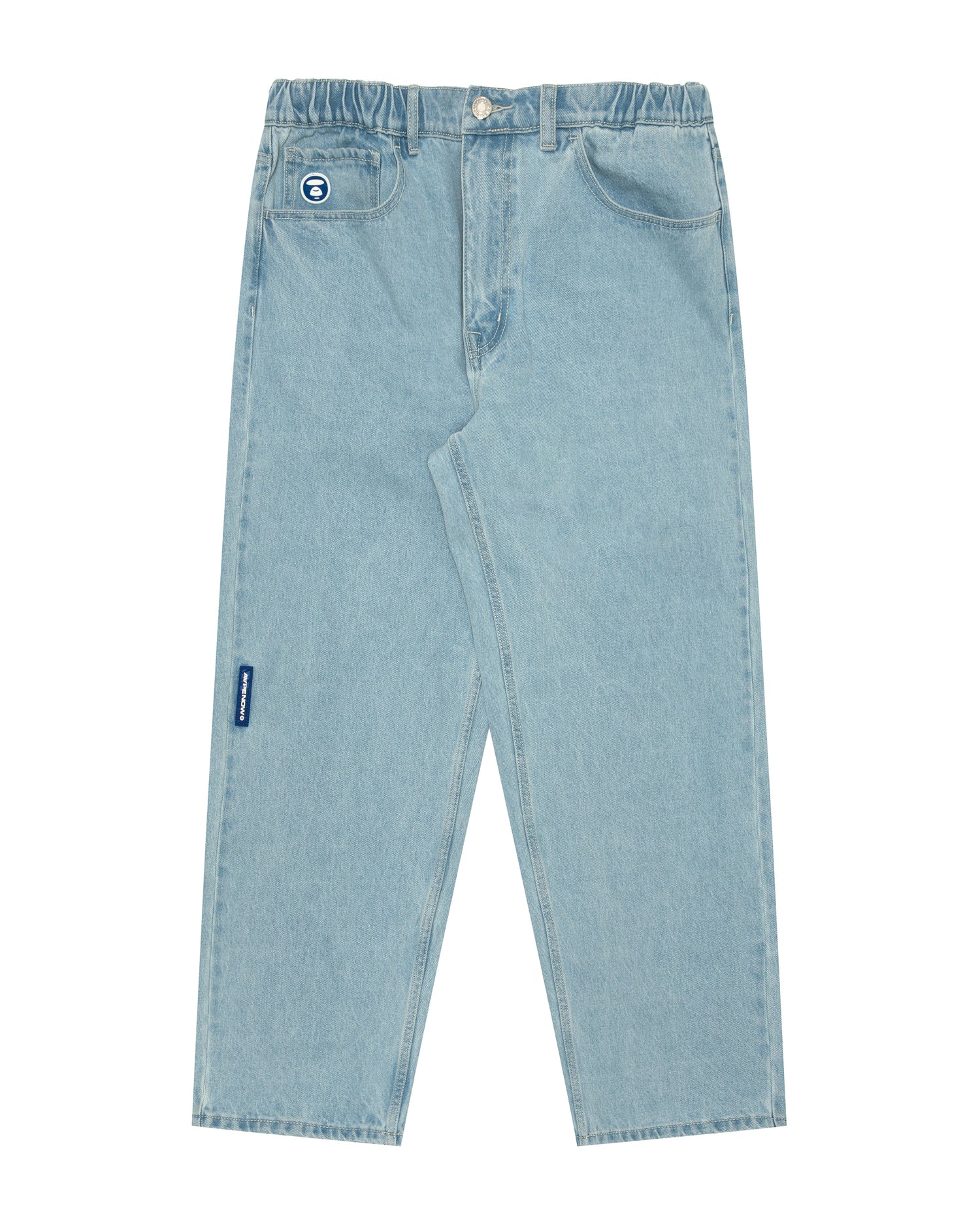 Moonface patch relaxed jeans - Image 6