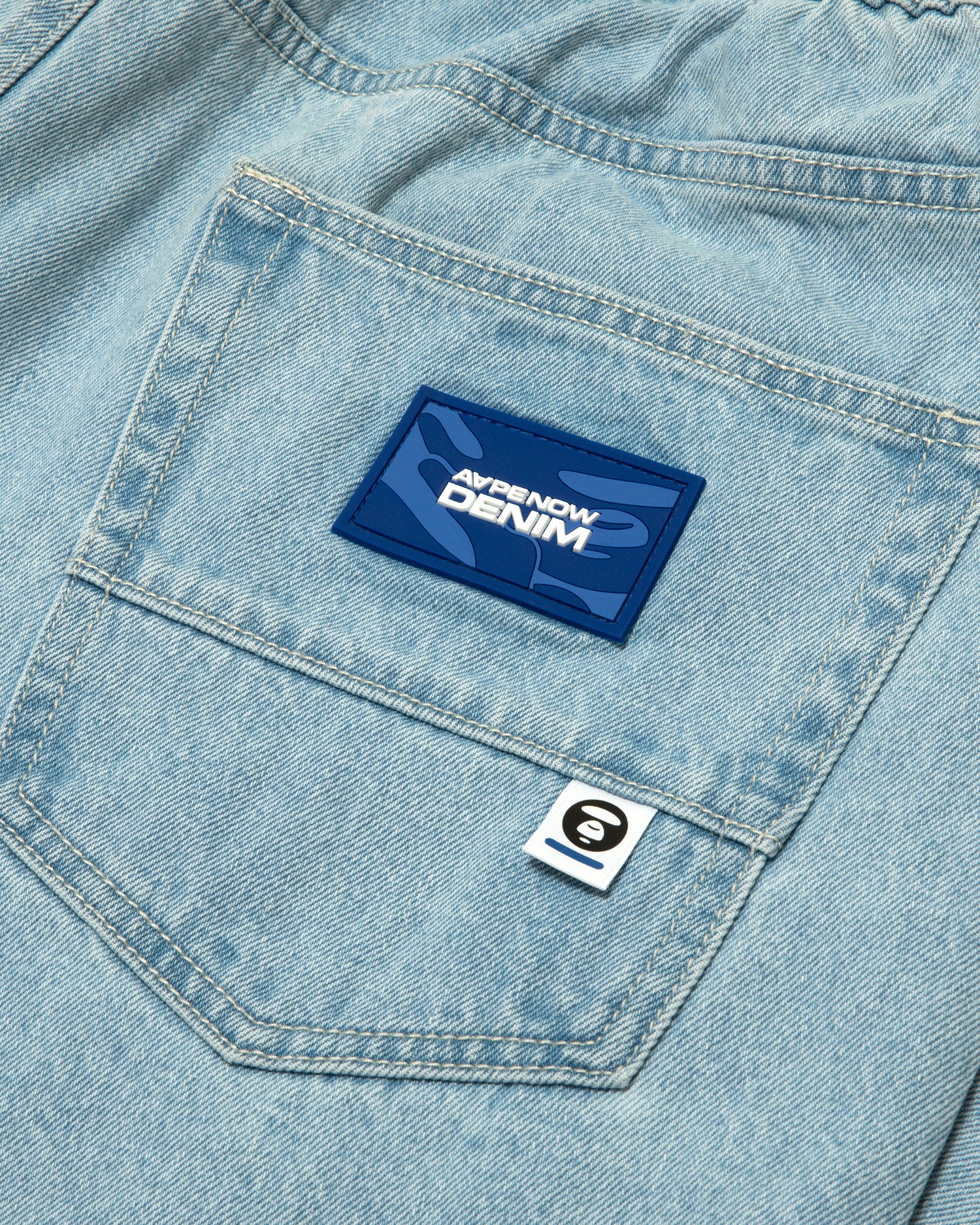 Moonface patch relaxed jeans - Image 8