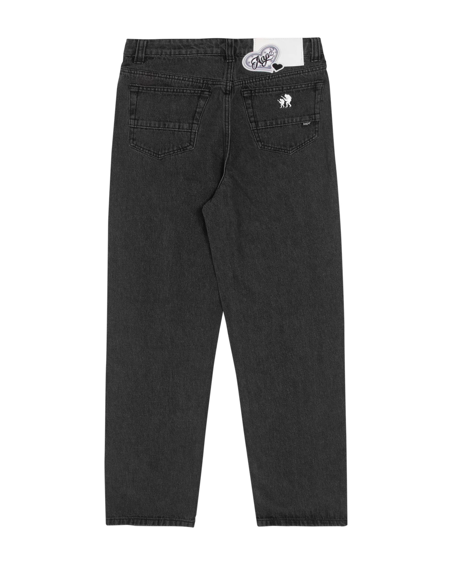 Moonface patch distressed jeans - Image 2