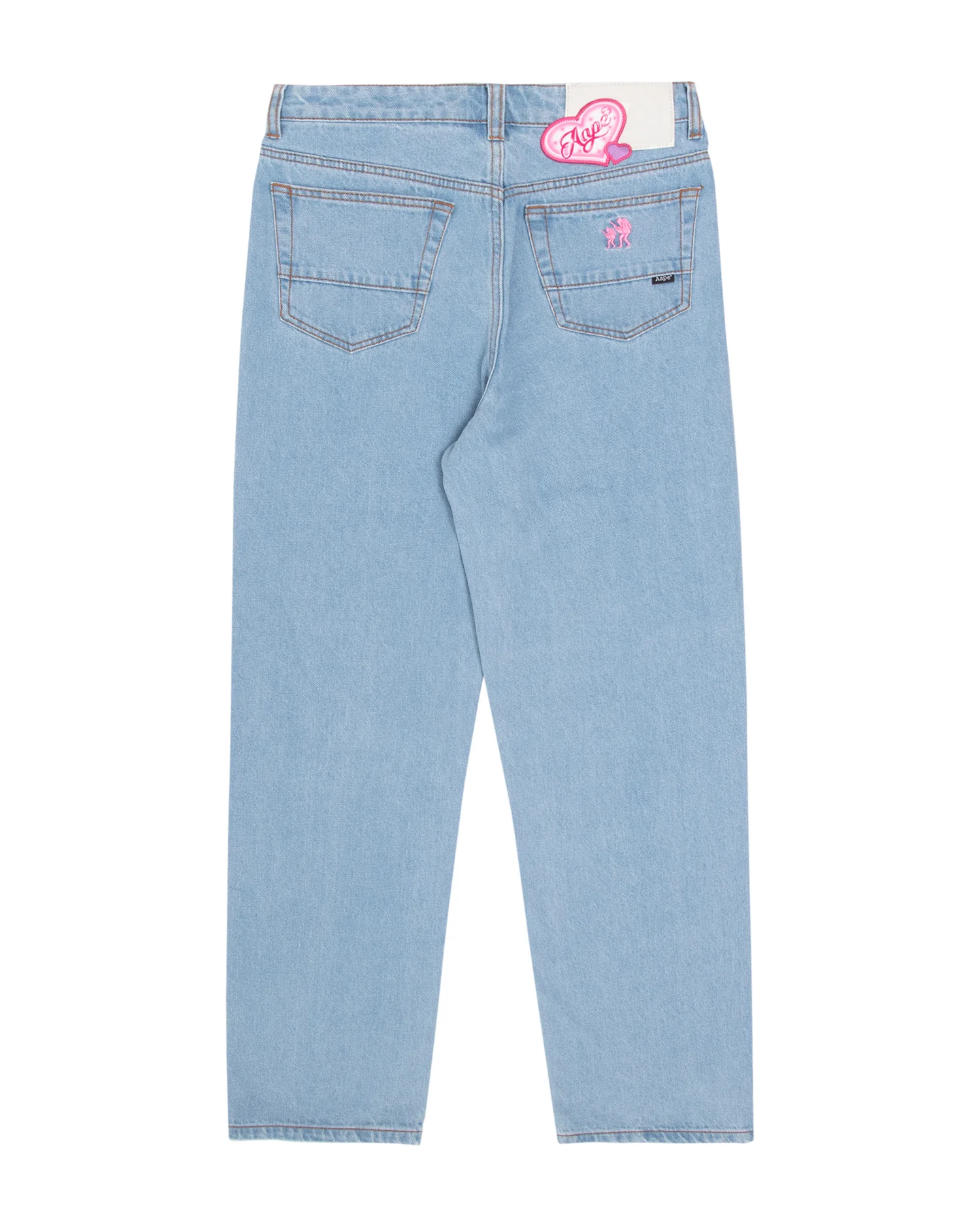 Moonface patch distressed jeans - Image 7