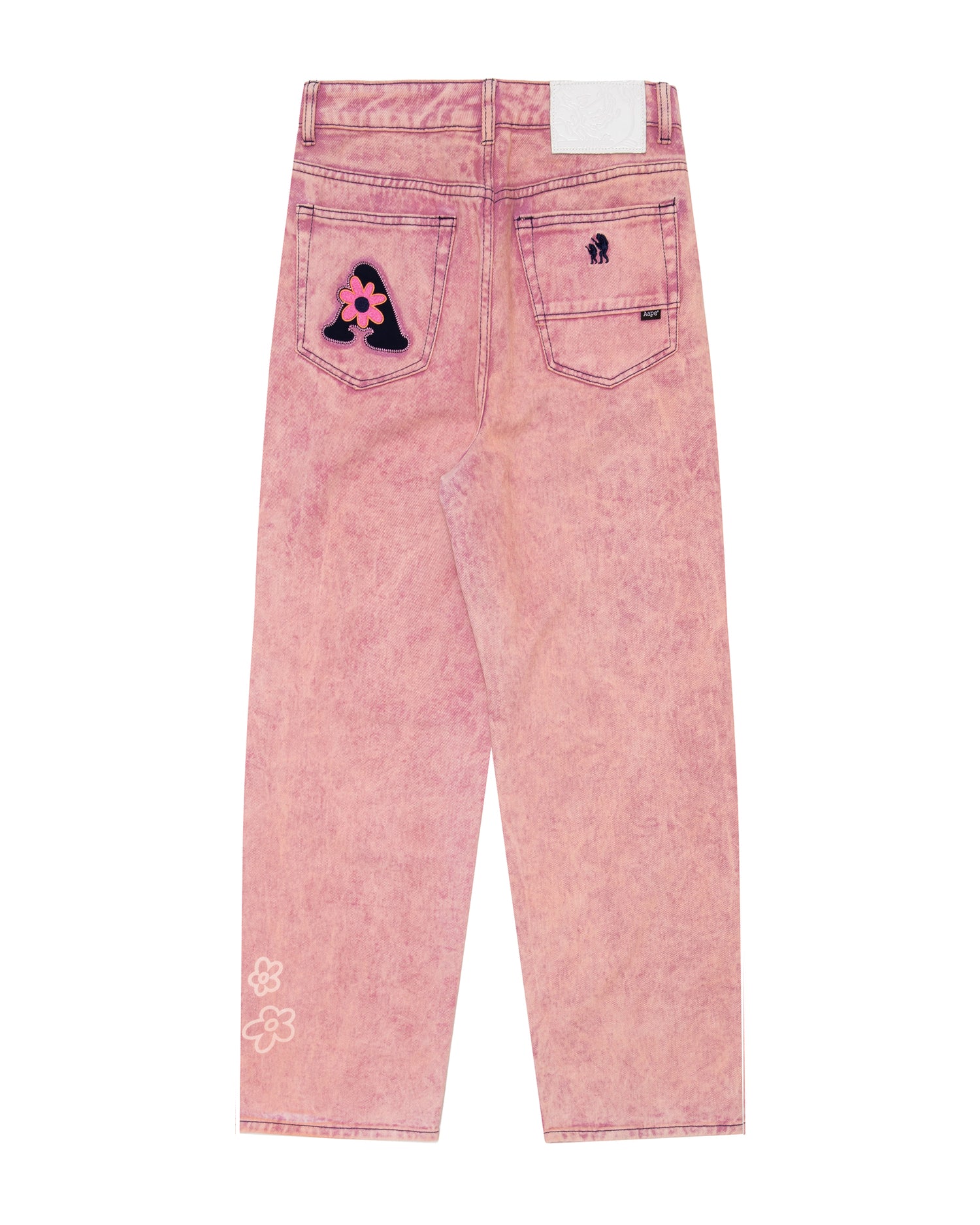 Moonface patch relaxed jeans - Image 2