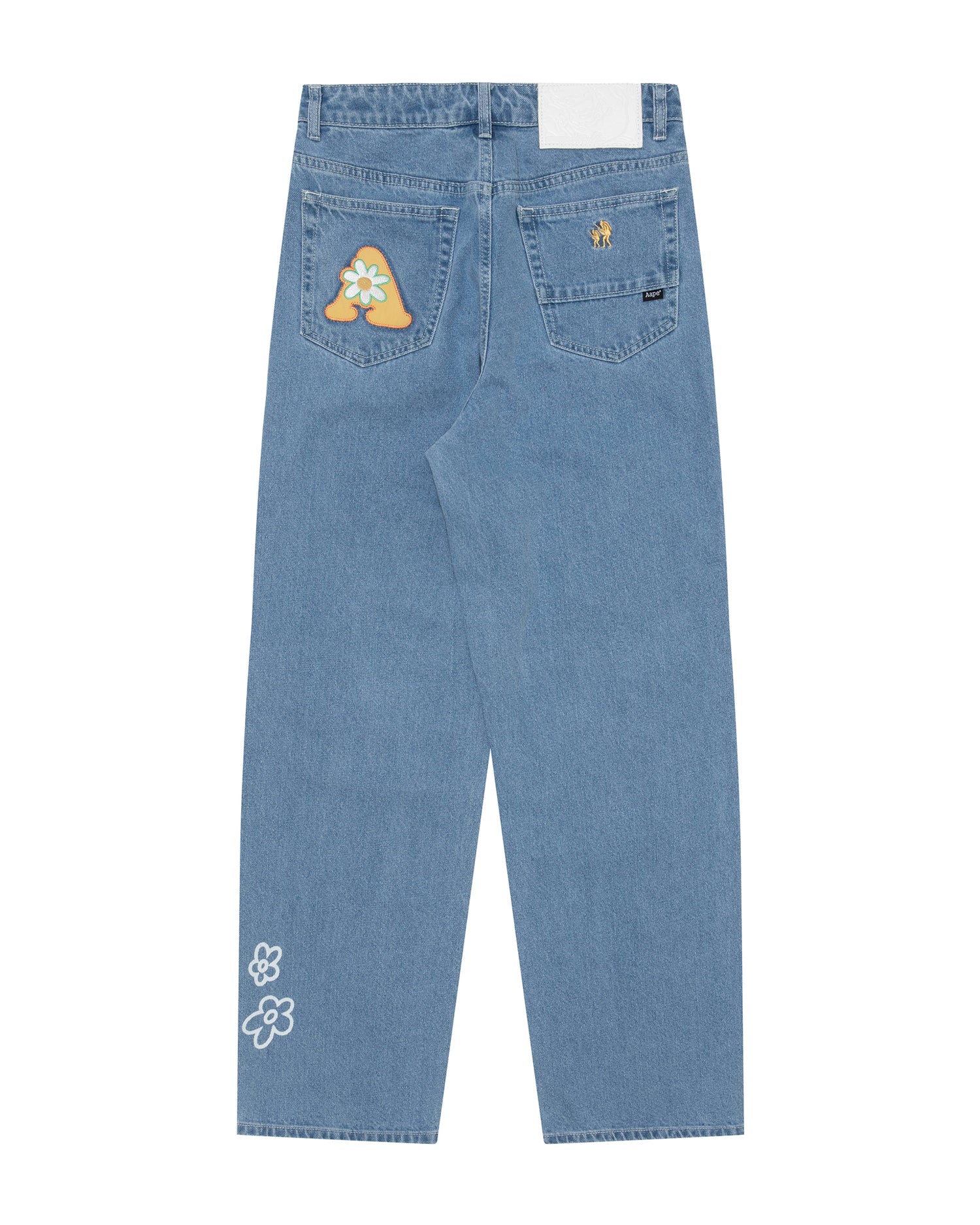 Moonface patch relaxed jeans - Image 2