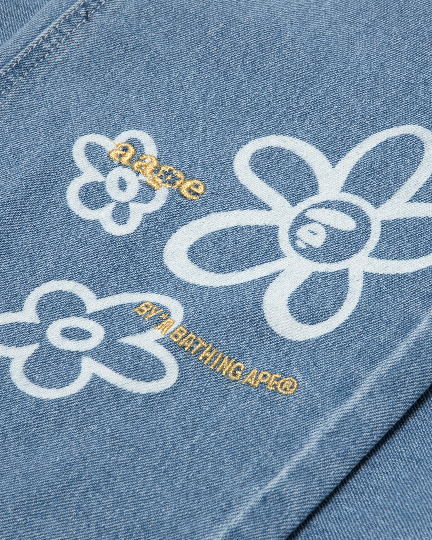 Moonface patch relaxed jeans - Image 3