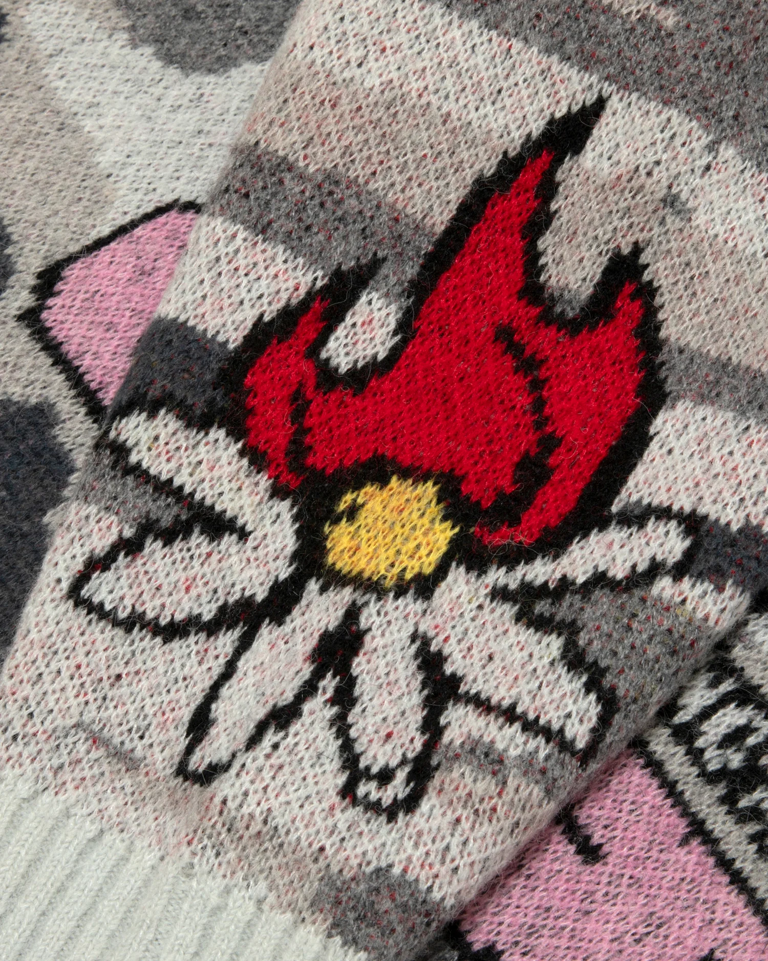 X Erased camo knit hoodie - Image 7