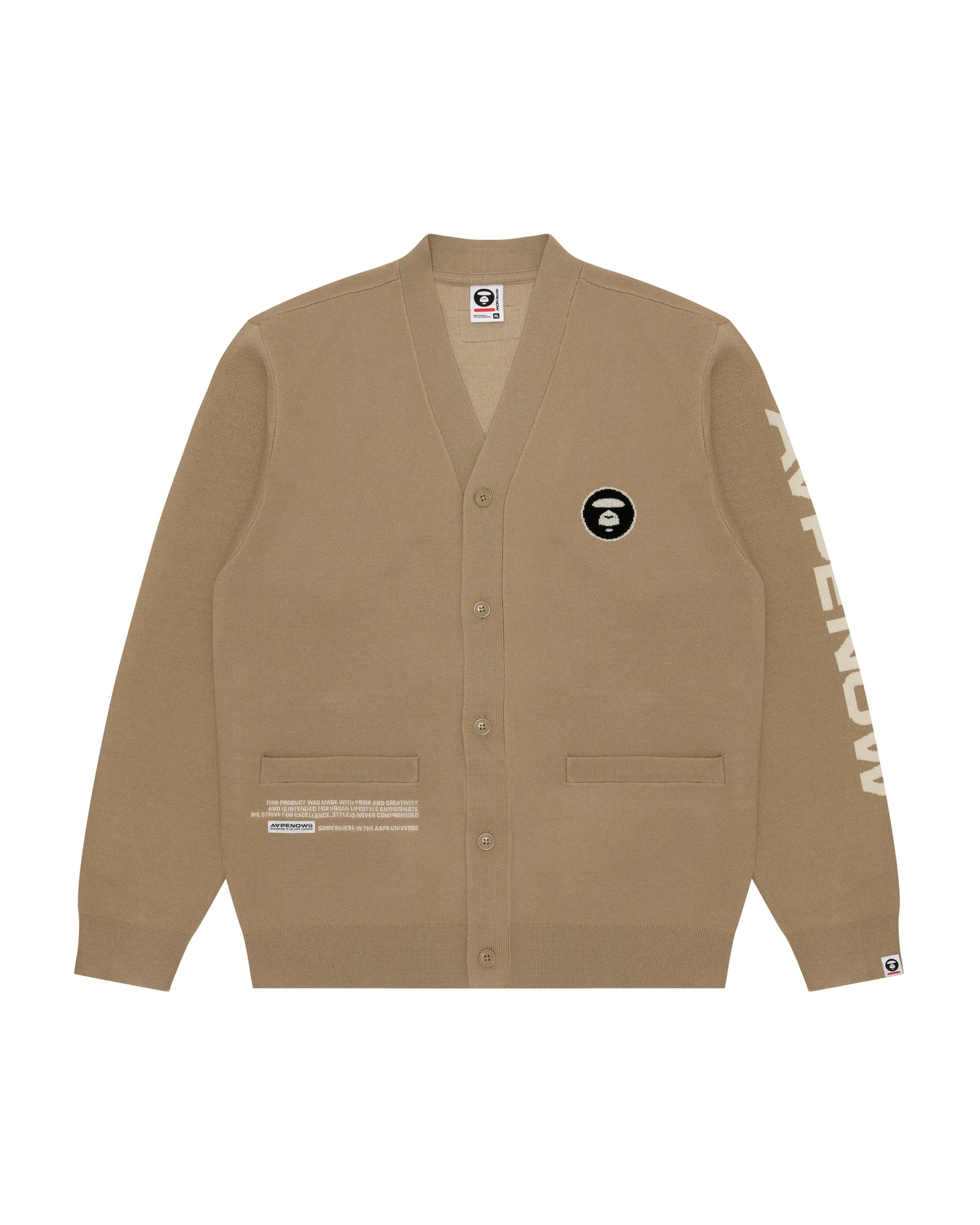 Moonface V-neck cardigan
