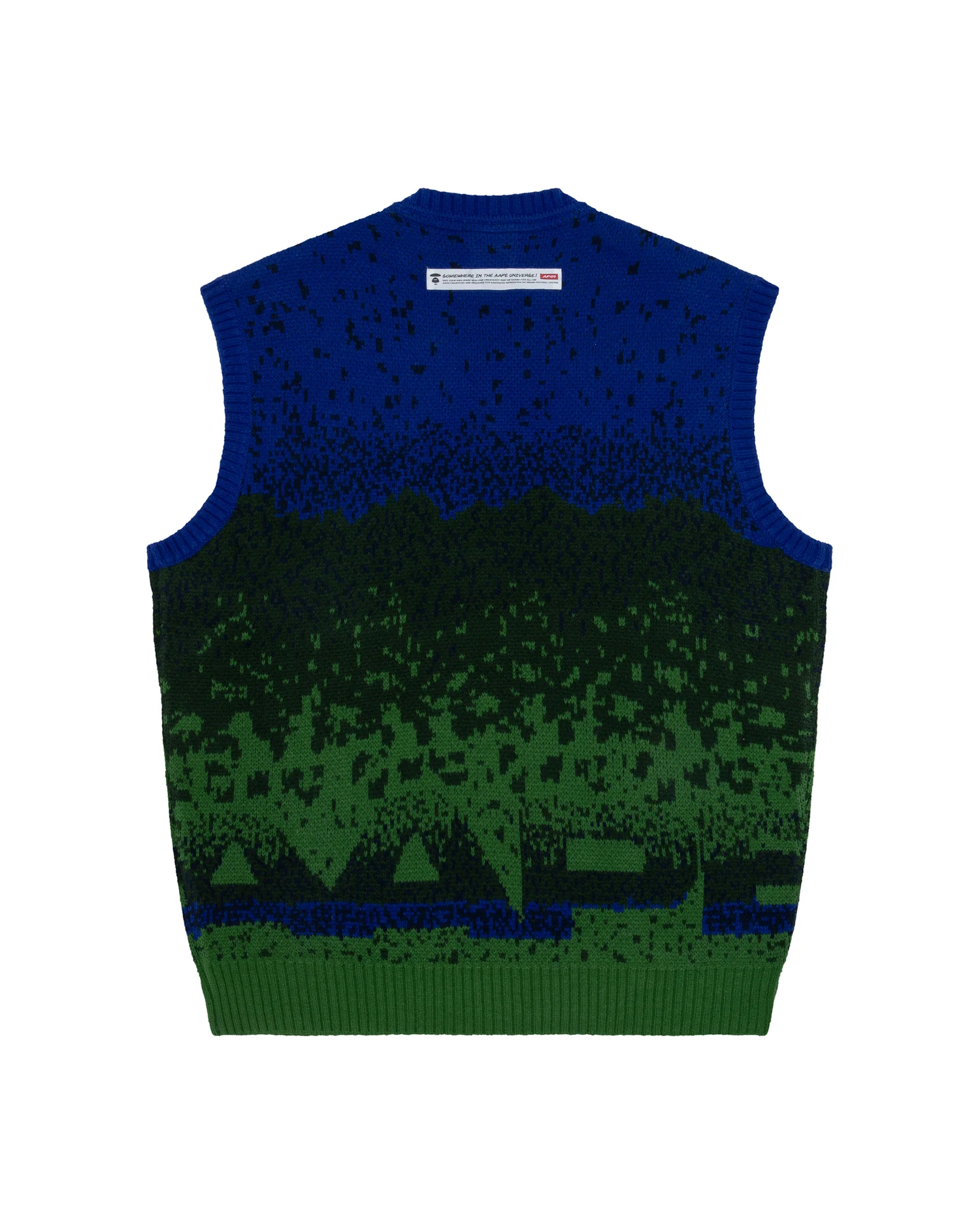 Moonface intarsia-knit vest - Image 2
