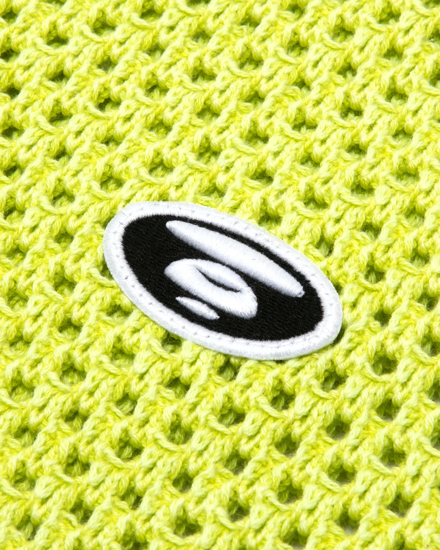 Moonface patch open-knit tank top - Image 5