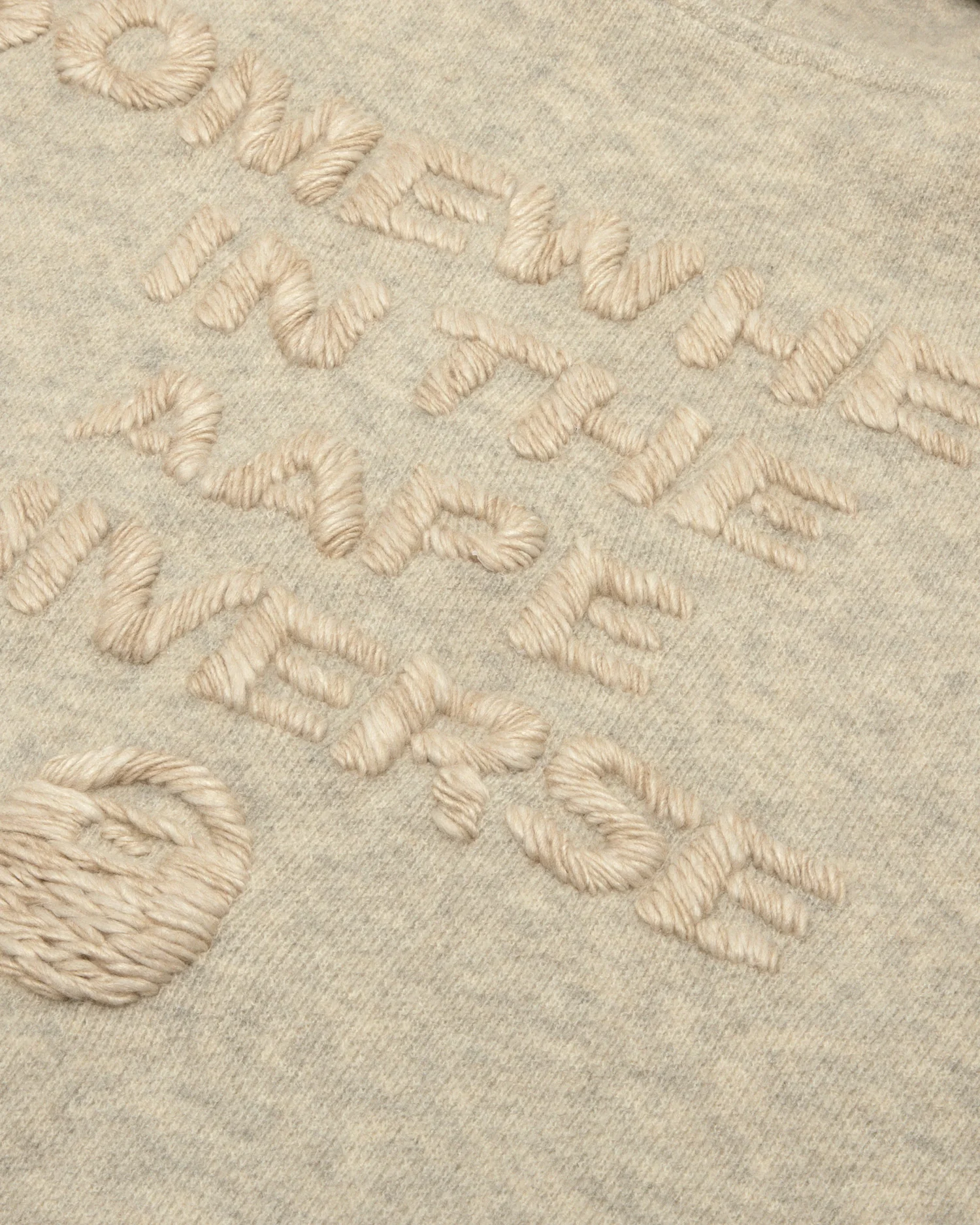Moonface logo zip-up knit hoodie - Image 3