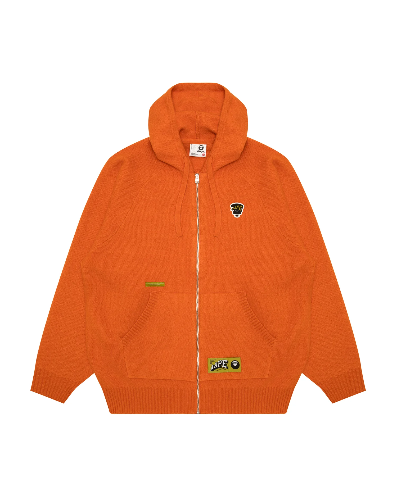 Moonface logo zip-up knit hoodie - Image 6