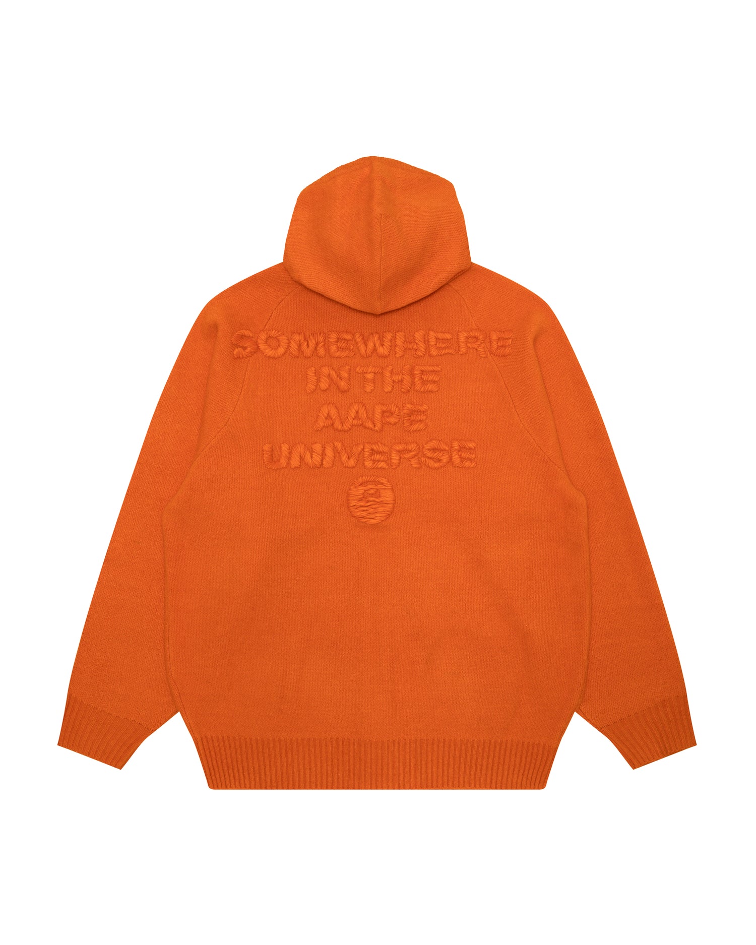 Moonface logo zip-up knit hoodie - Image 7