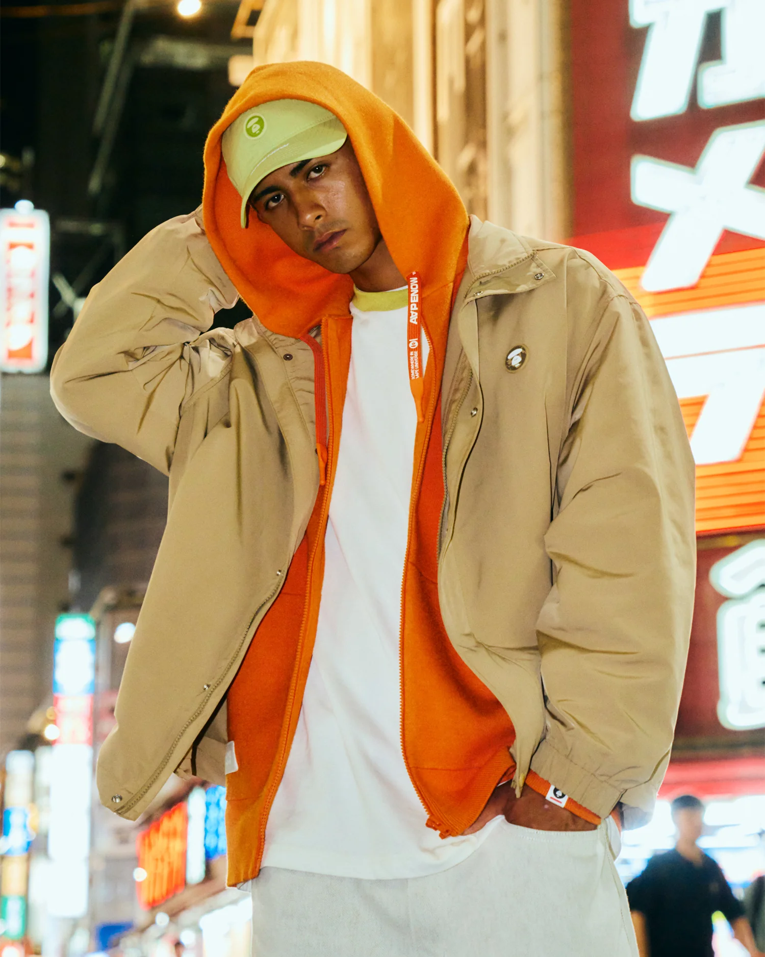 AAPENOW moonface zip-up hoodie - Image 2