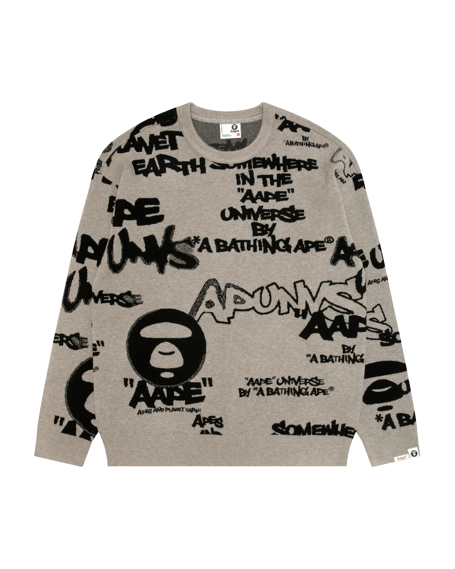 AAPEUNVS moonface crew neck sweater - Image 7
