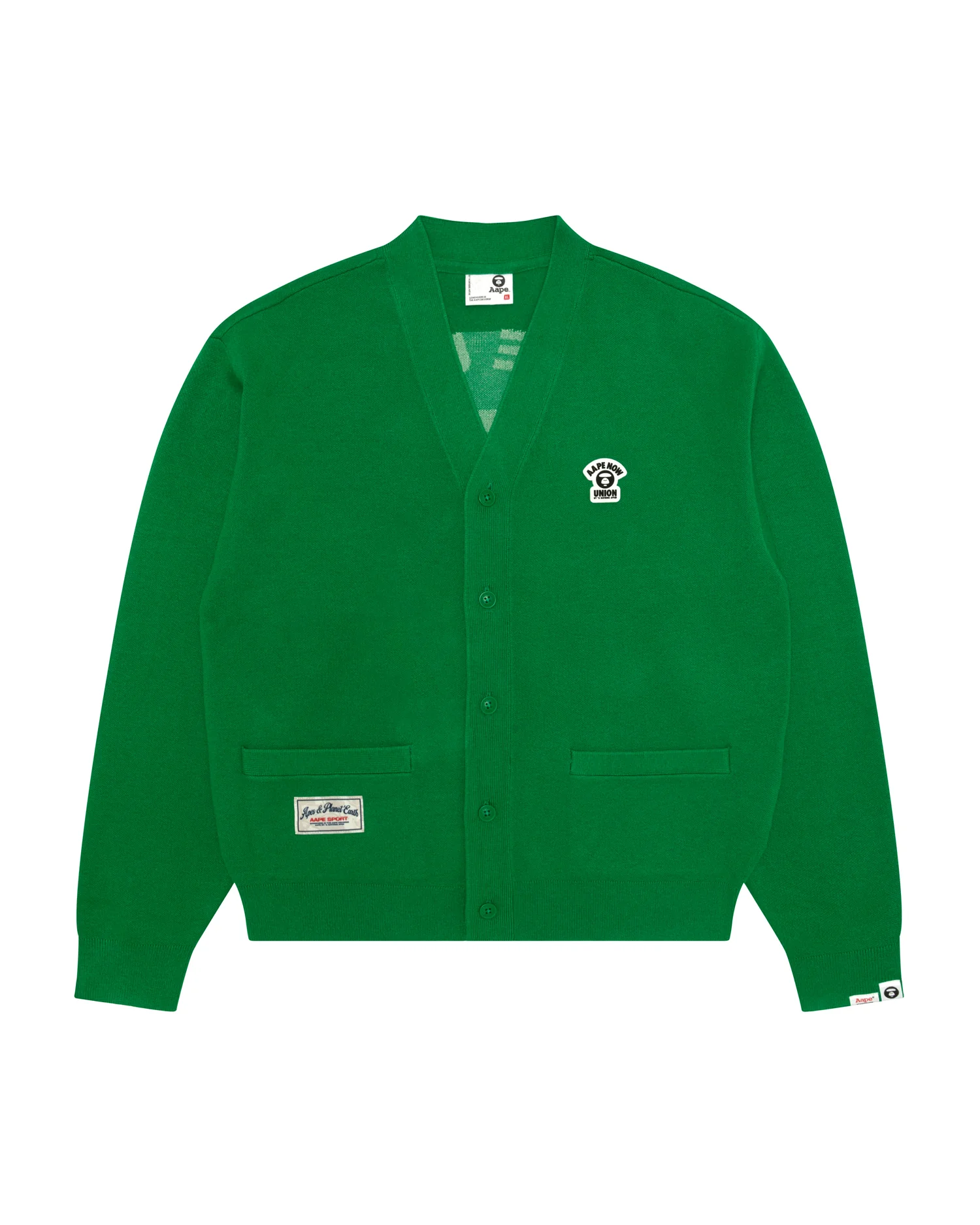 AAPENOW moonface v-neck cardigan