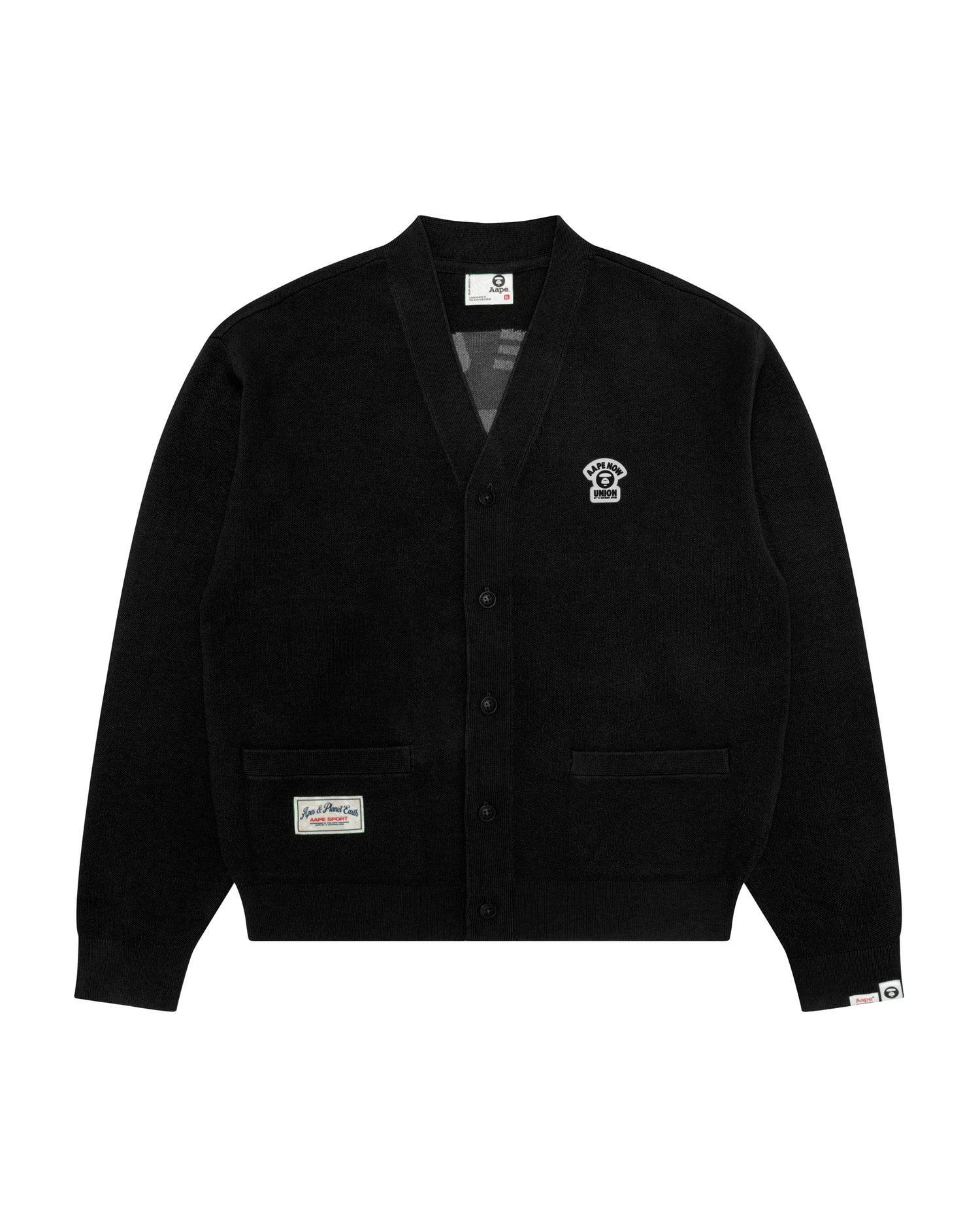 AAPENOW moonface v-neck cardigan - Image 8