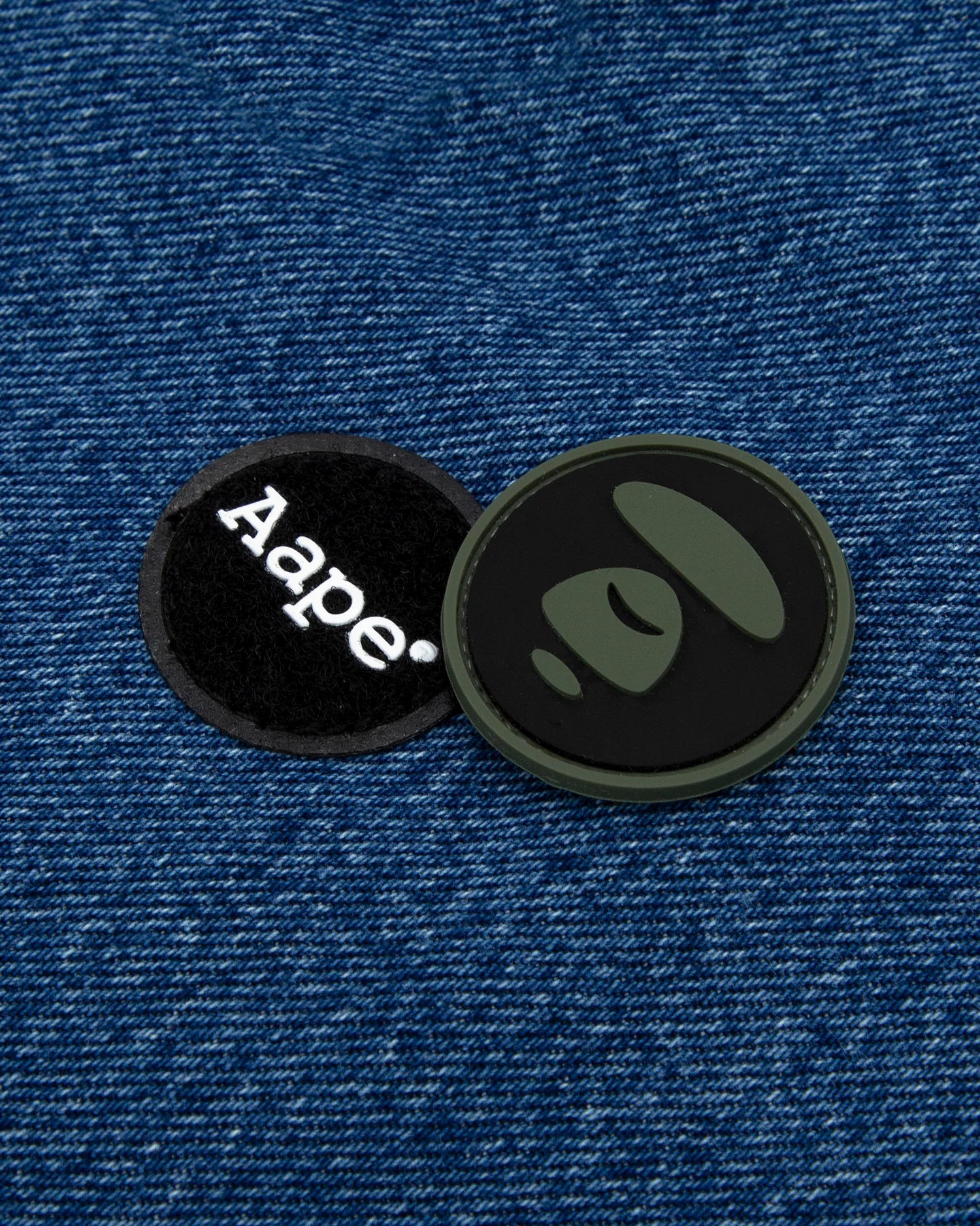 Moonface panelled hooded denim jacket - Image 3
