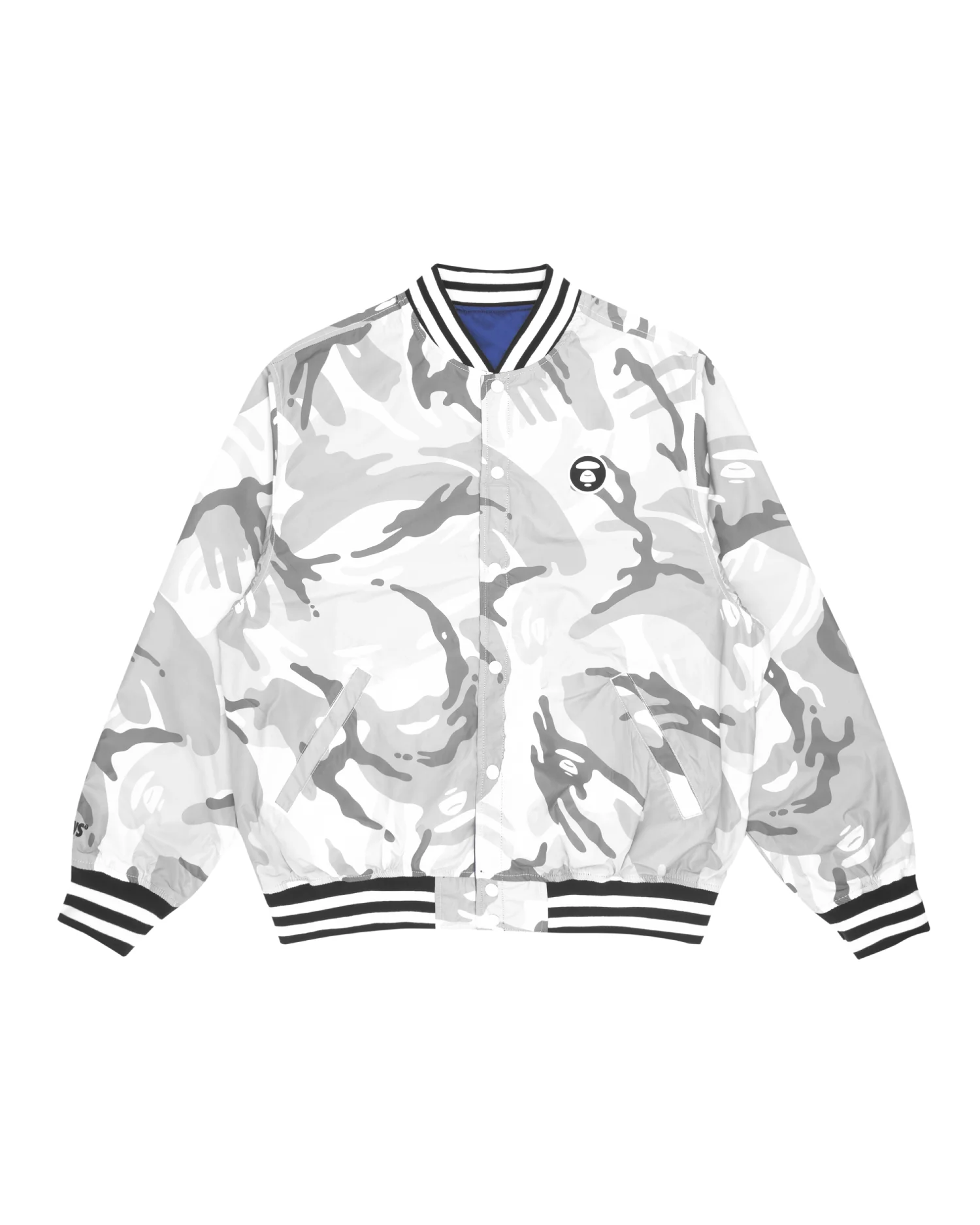 Moonface reversible baseball jacket - Image 10
