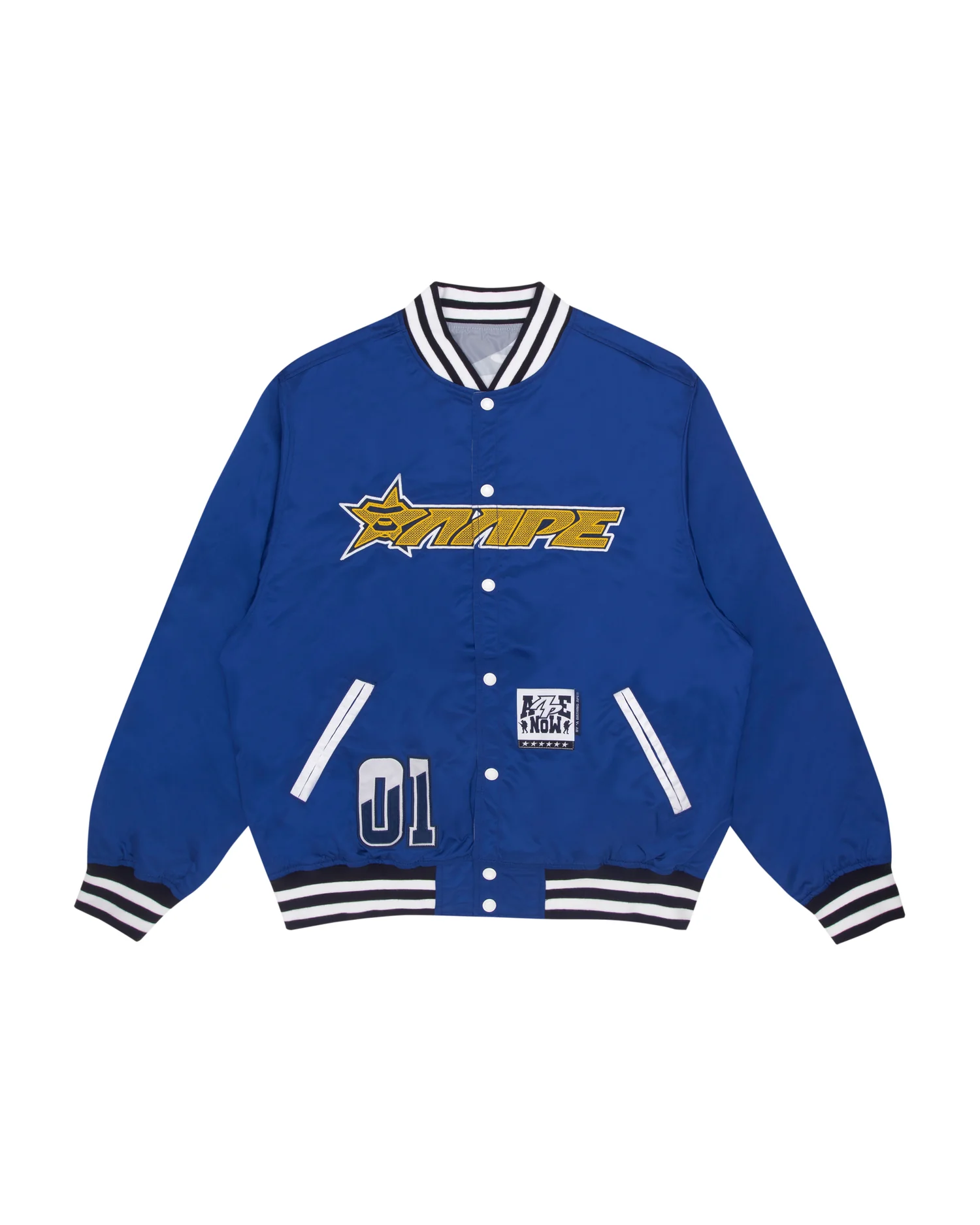 Moonface reversible baseball jacket - Image 8