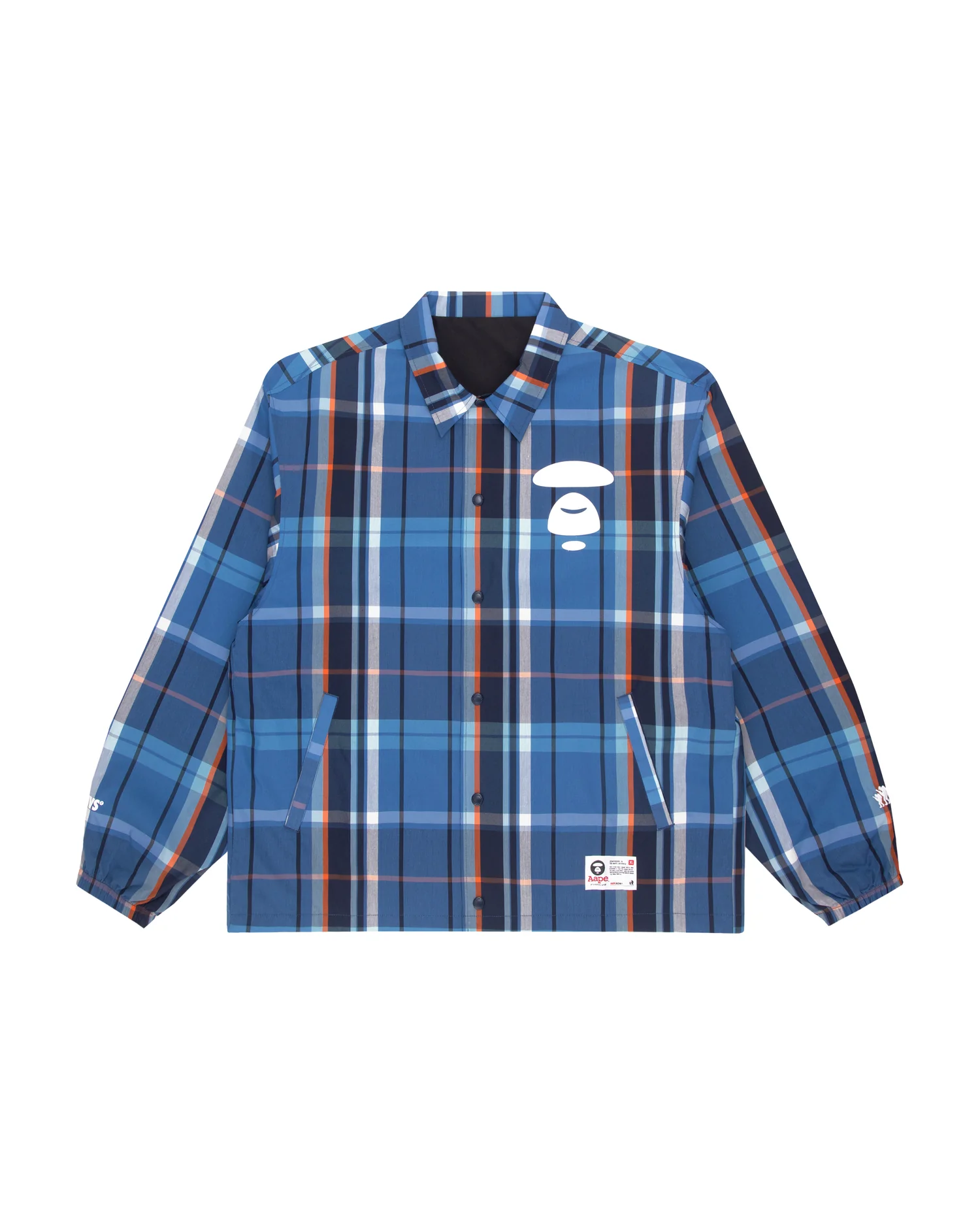 Moonface reversible check jacket