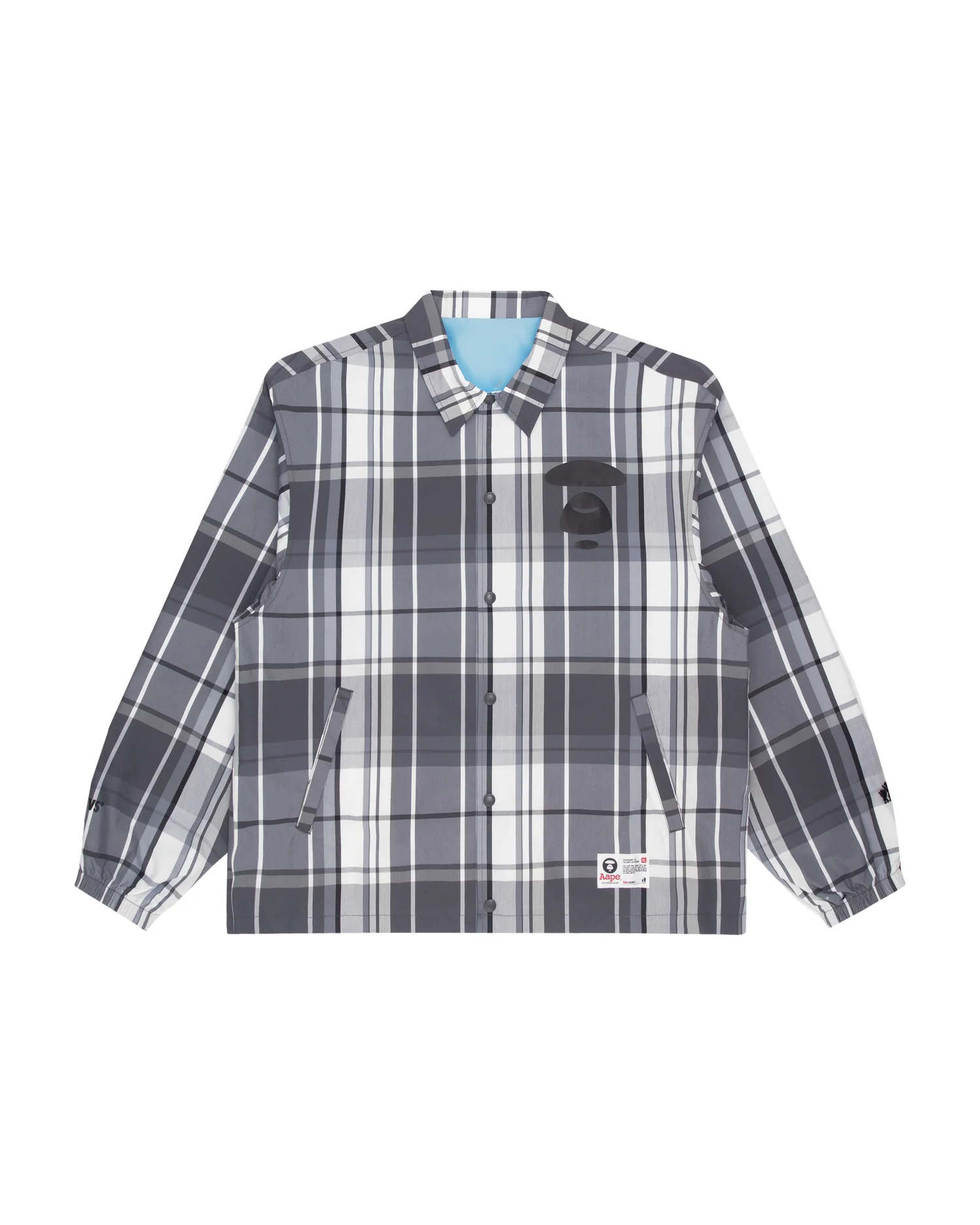 Moonface reversible check jacket - Image 15