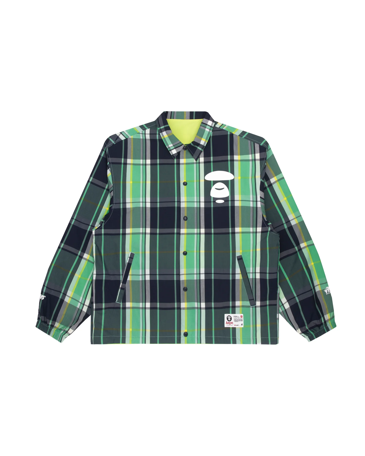 Moonface reversible check jacket - Image 8