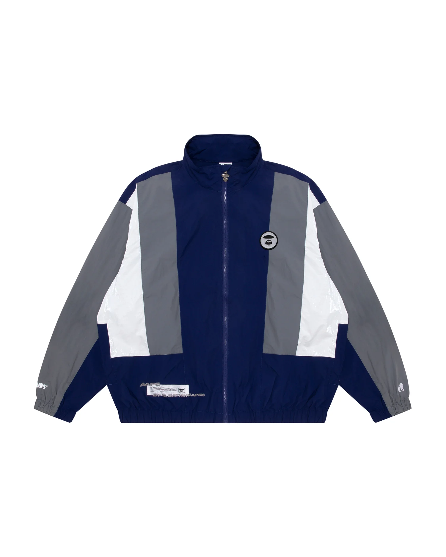 Moonface colour block relaxed track jacket