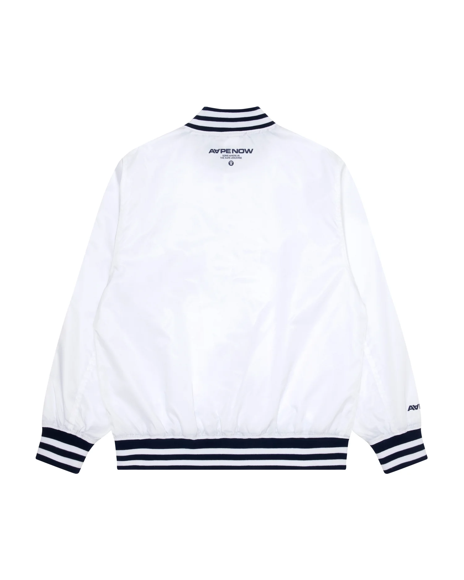 Moonface patch printed baseball jacket - Image 12