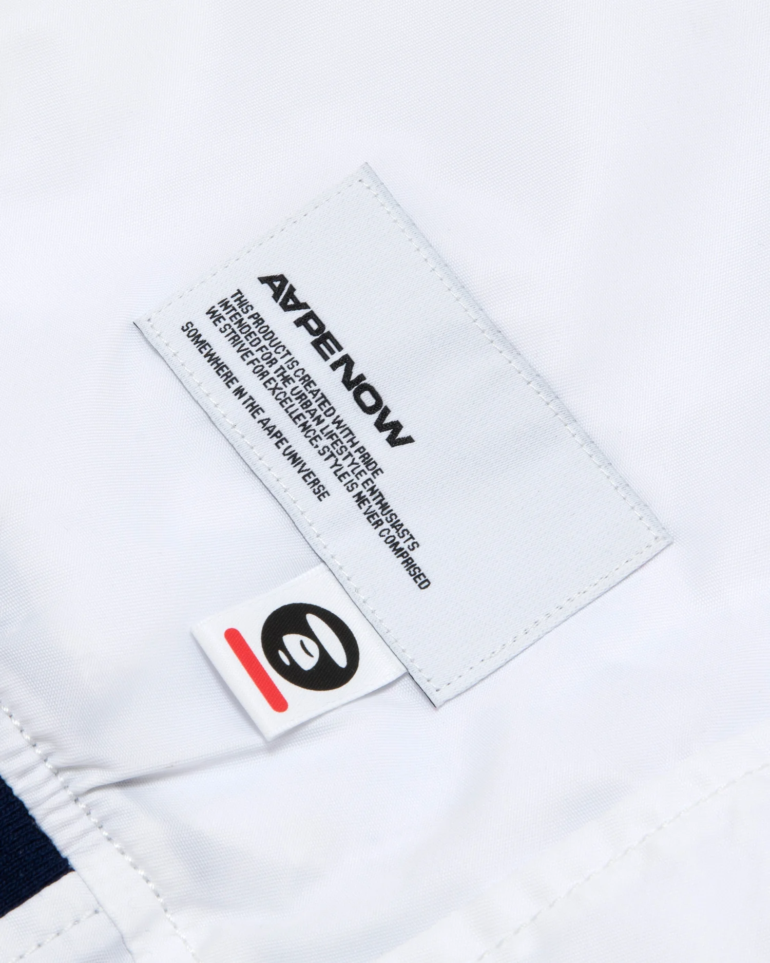 Moonface patch printed baseball jacket - Image 15