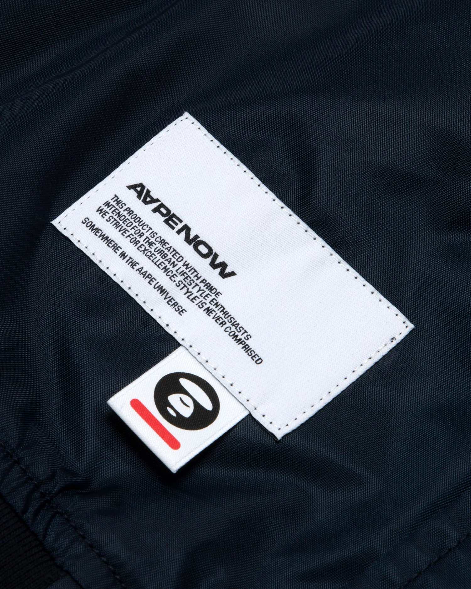 Moonface patch printed baseball jacket - Image 5