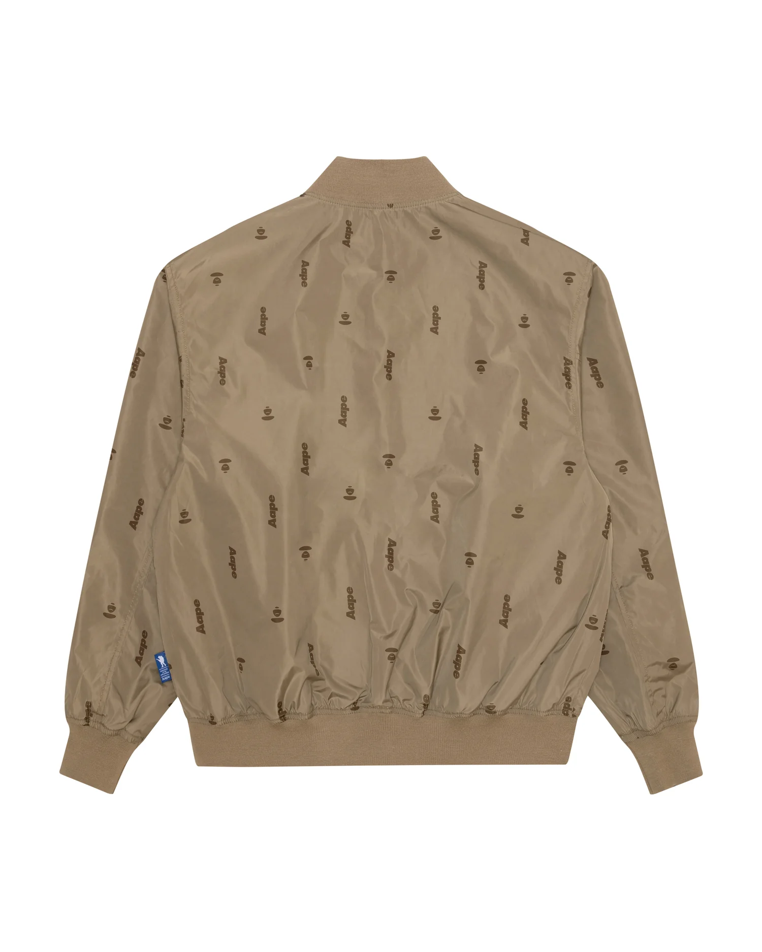 Moonface patch reversible baseball jacket - Image 11