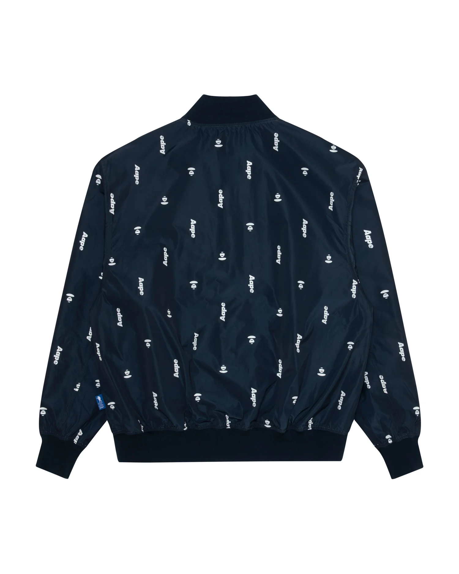 Moonface patch reversible baseball jacket - Image 18