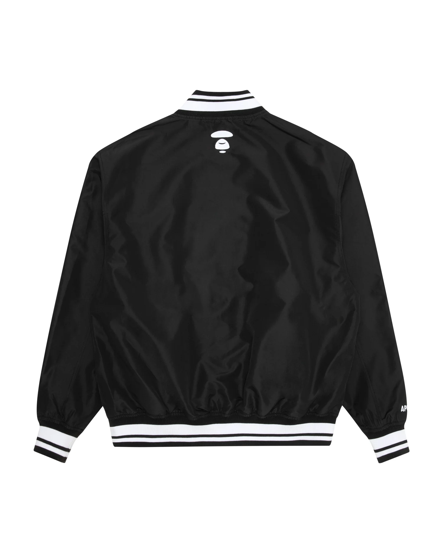 Moonface patch reversible baseball jacket - Image 2