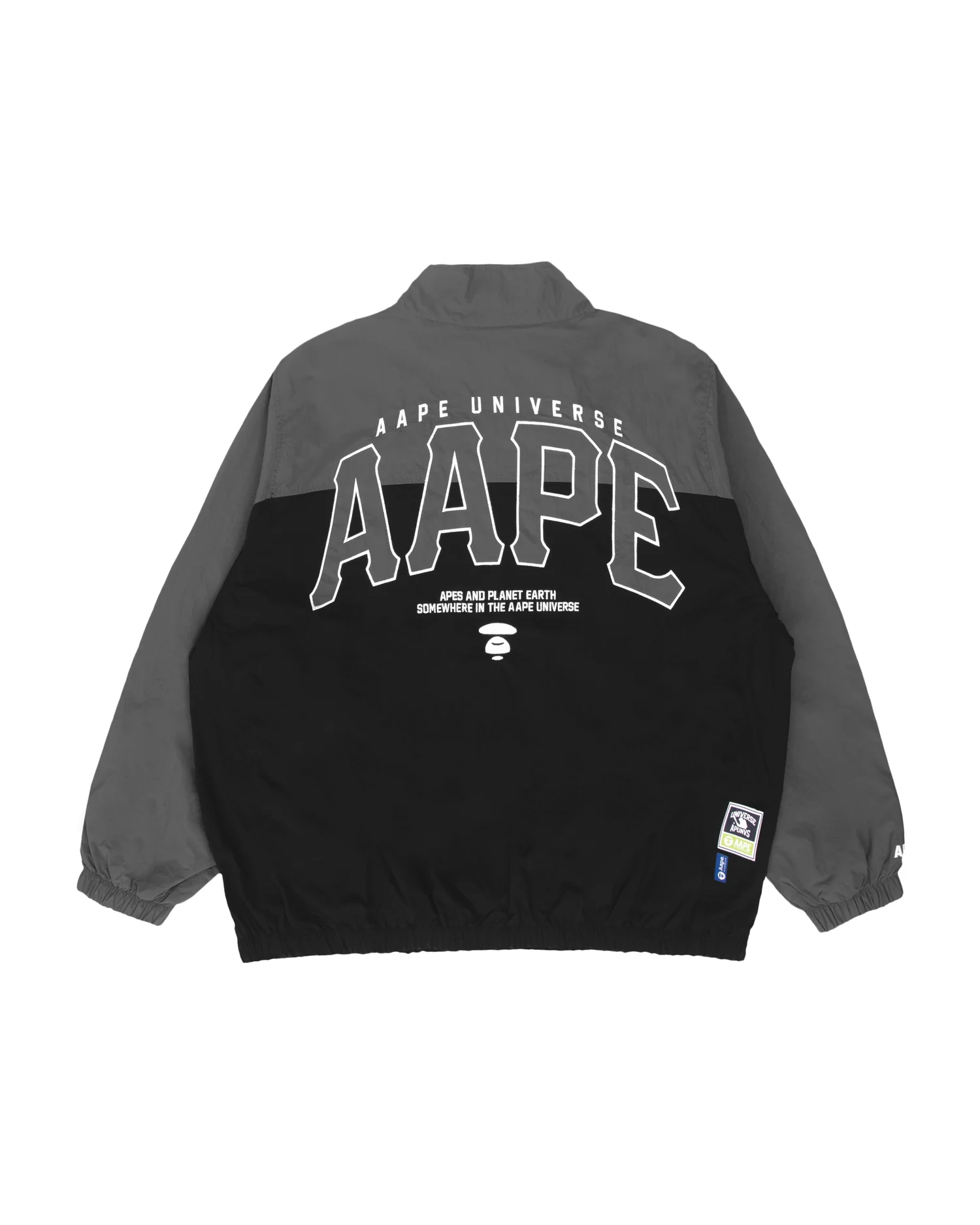 Moonface panelled zip-up jacket - Image 2