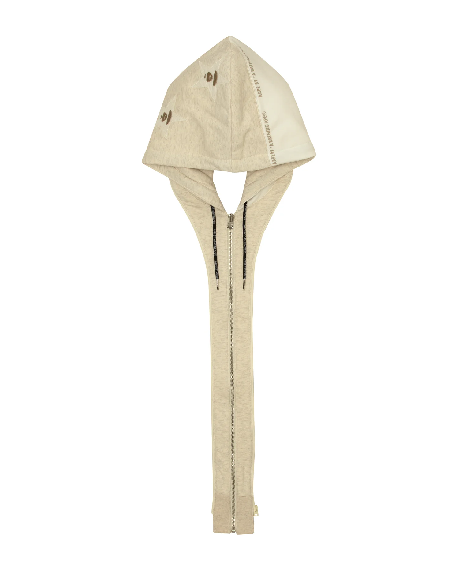 Moonface panelled hooded denim jacket - Image 5