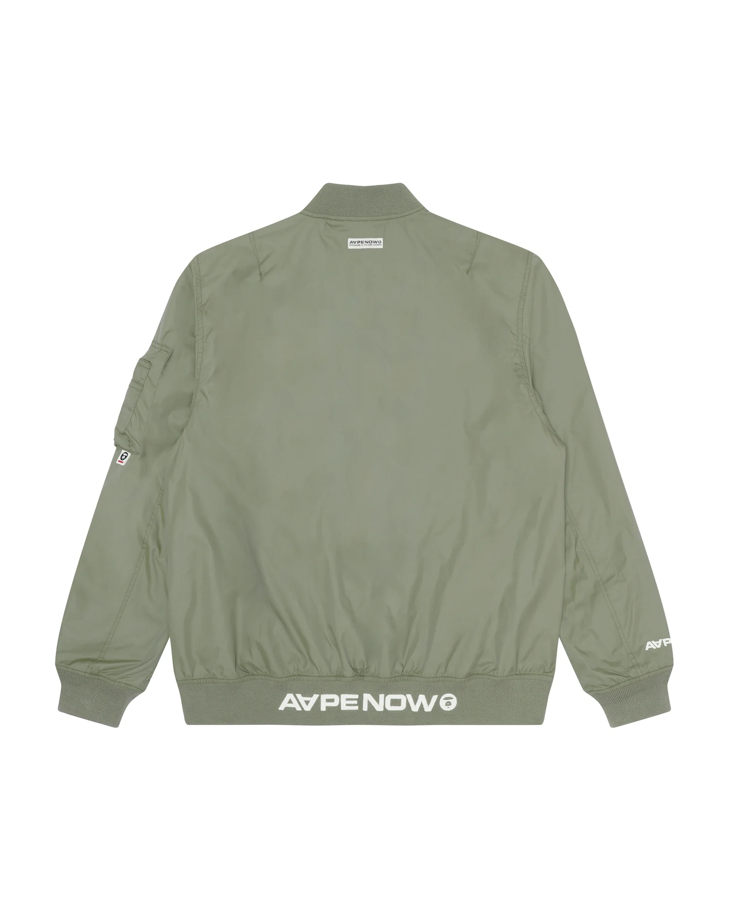 Moonface patch zip-up bomber jacket - Image 12