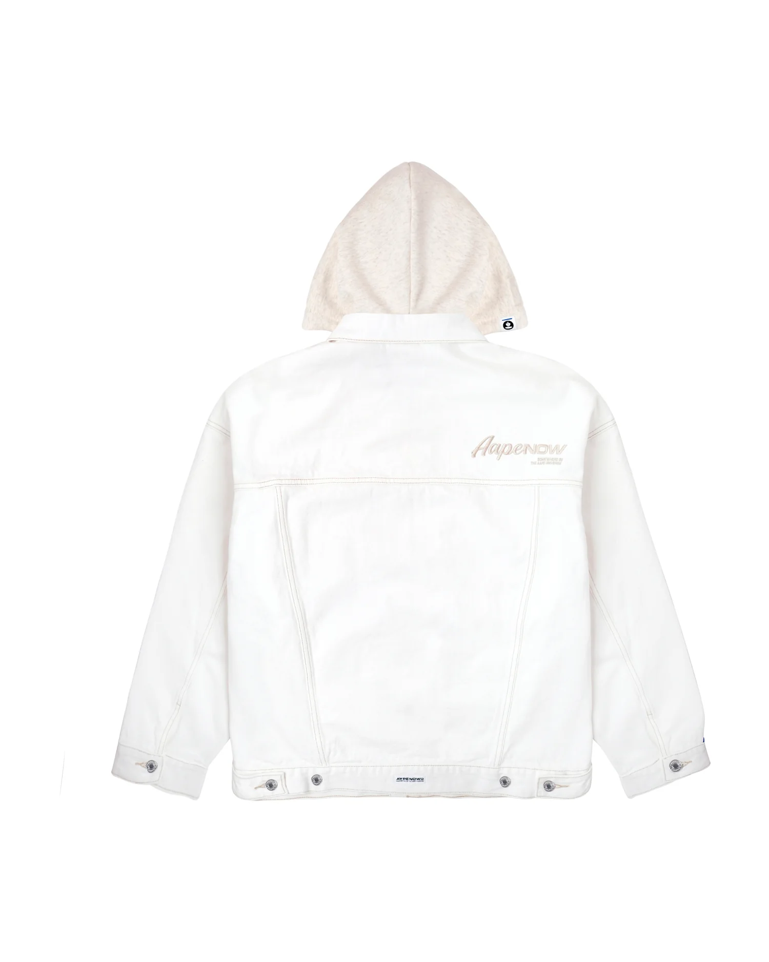 Moonface reversible panelled hooded jacket - Image 2