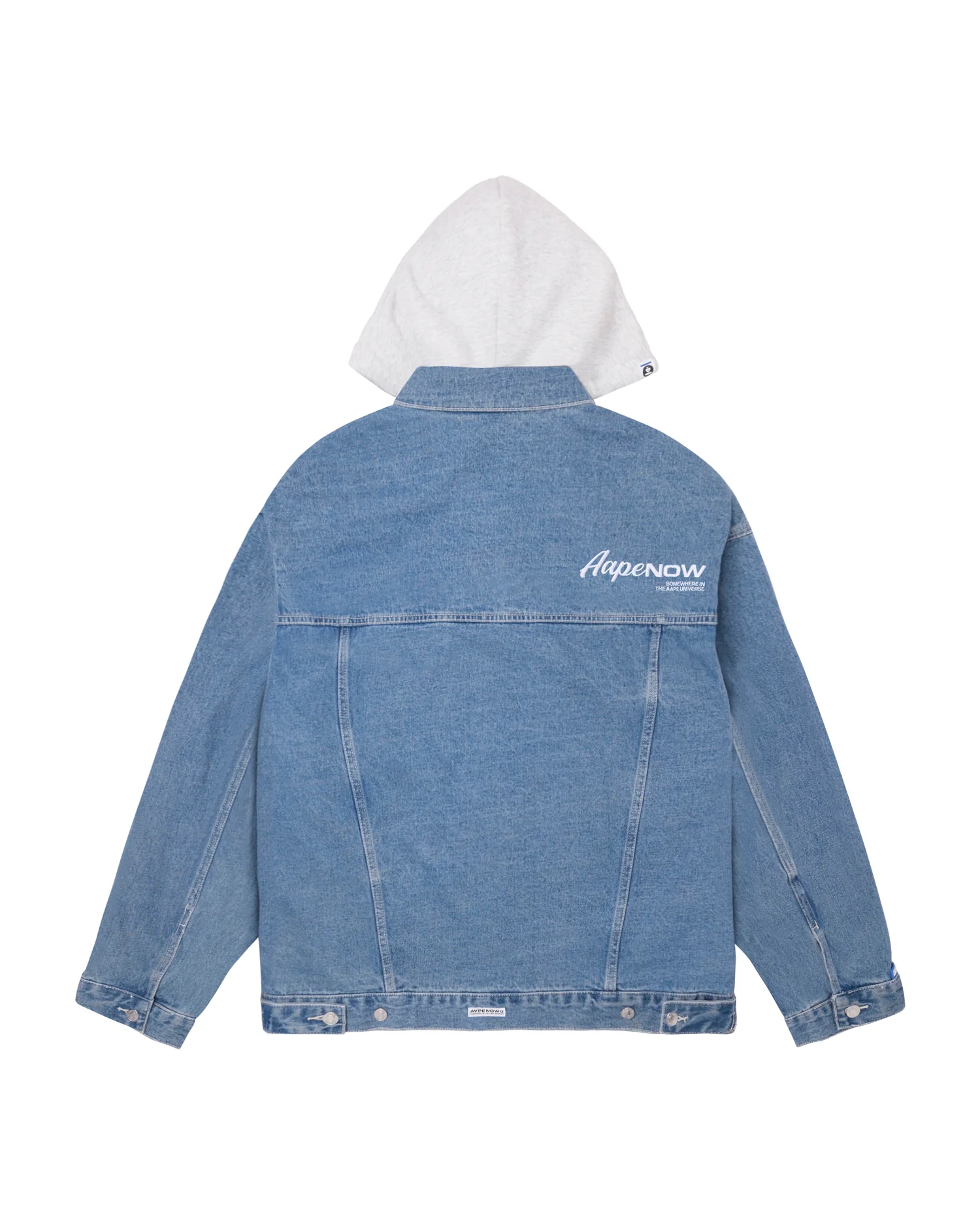 Moonface reversible panelled hooded jacket - Image 2