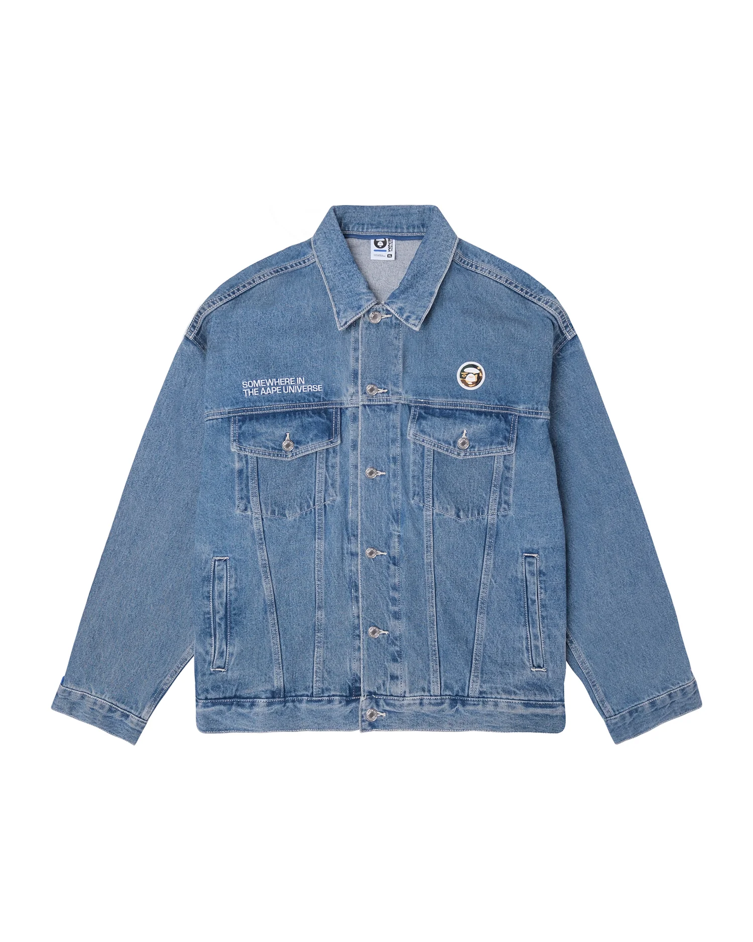 Moonface reversible panelled hooded jacket - Image 3