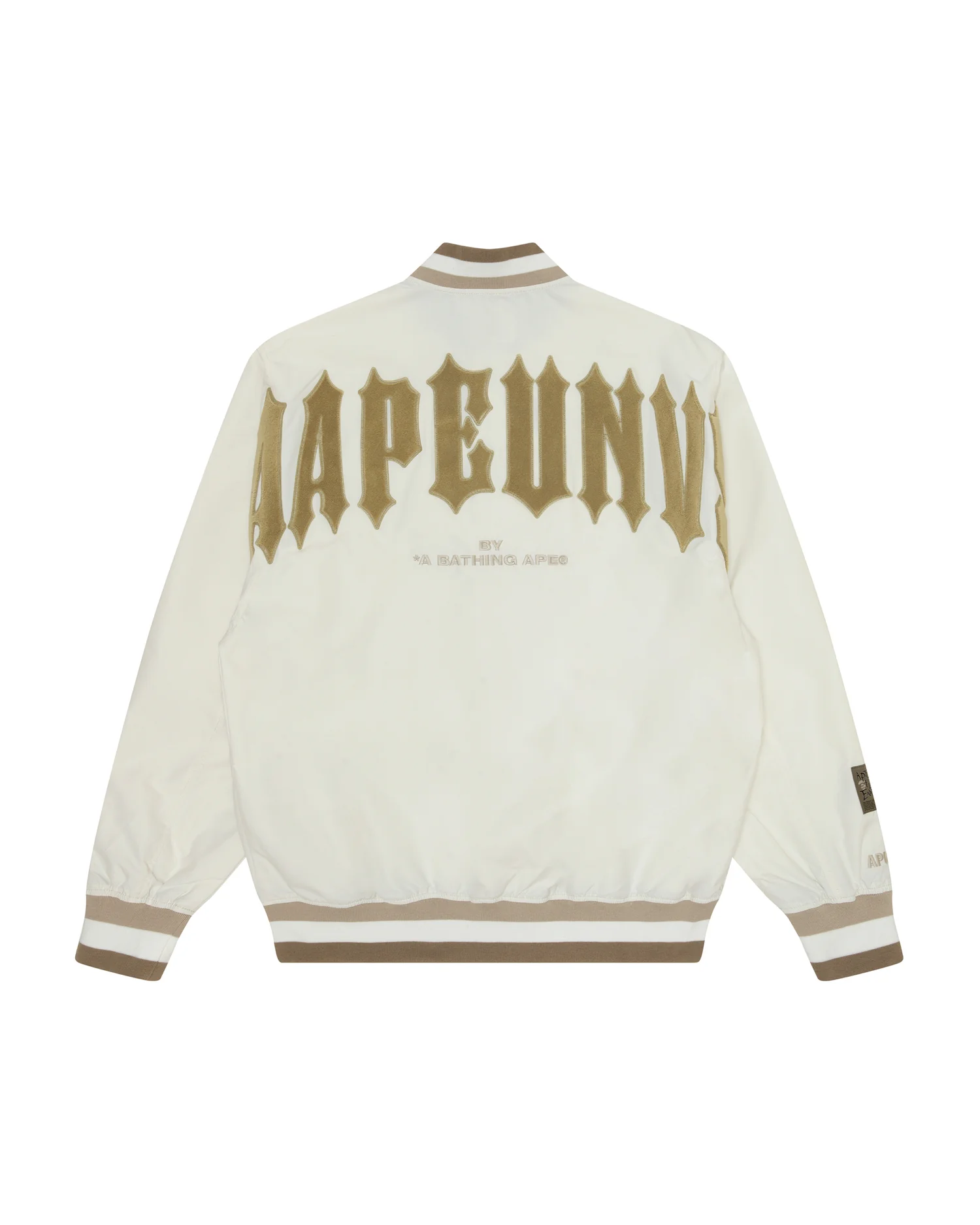 Moonface embroidered baseball jacket - Image 12