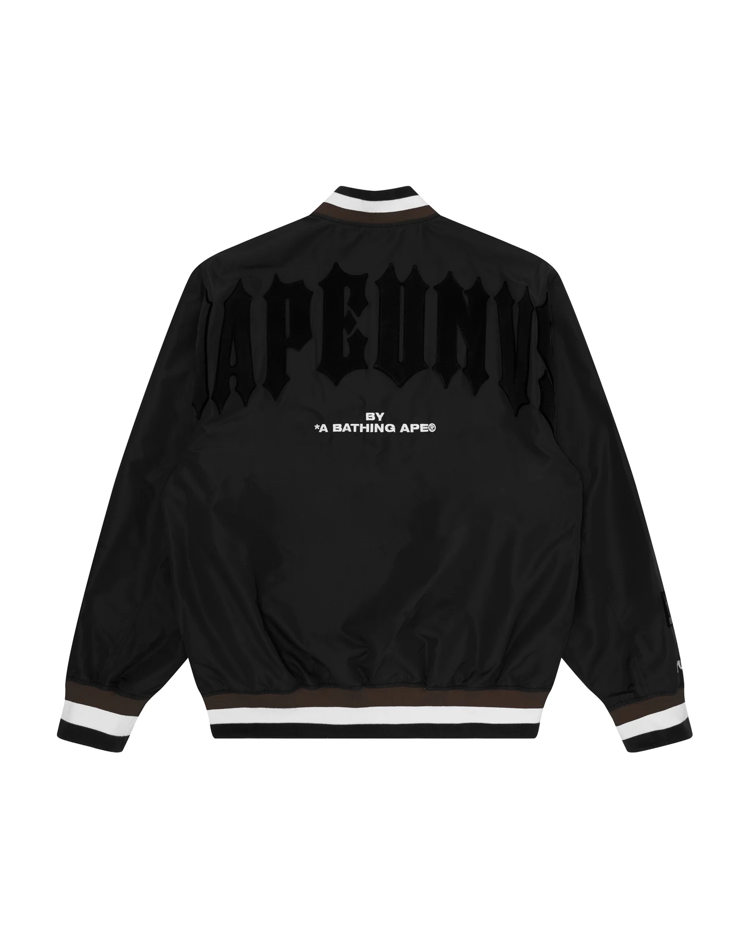 Moonface embroidered baseball jacket - Image 2