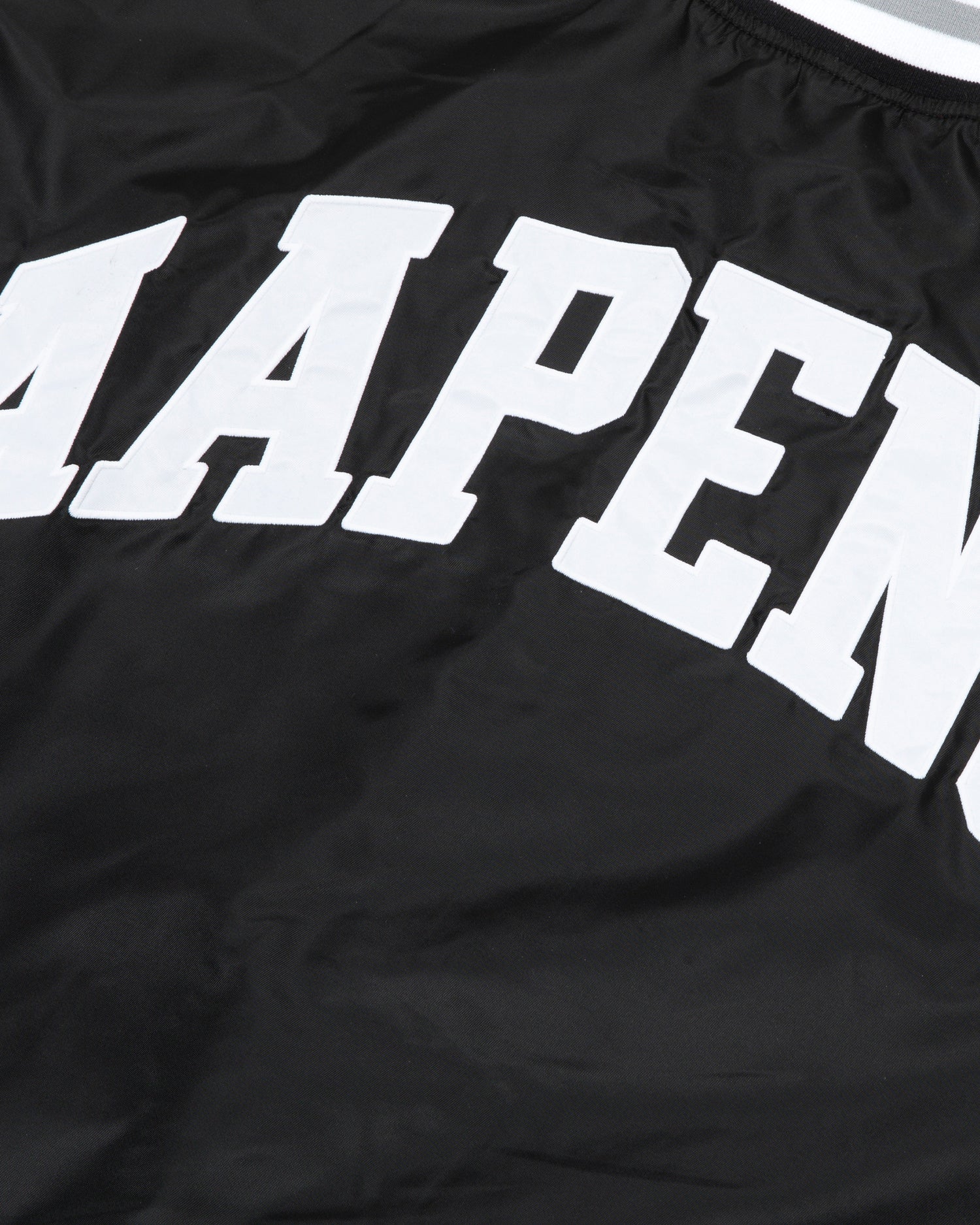 Moonface patch jersey baseball jacket - Image 3