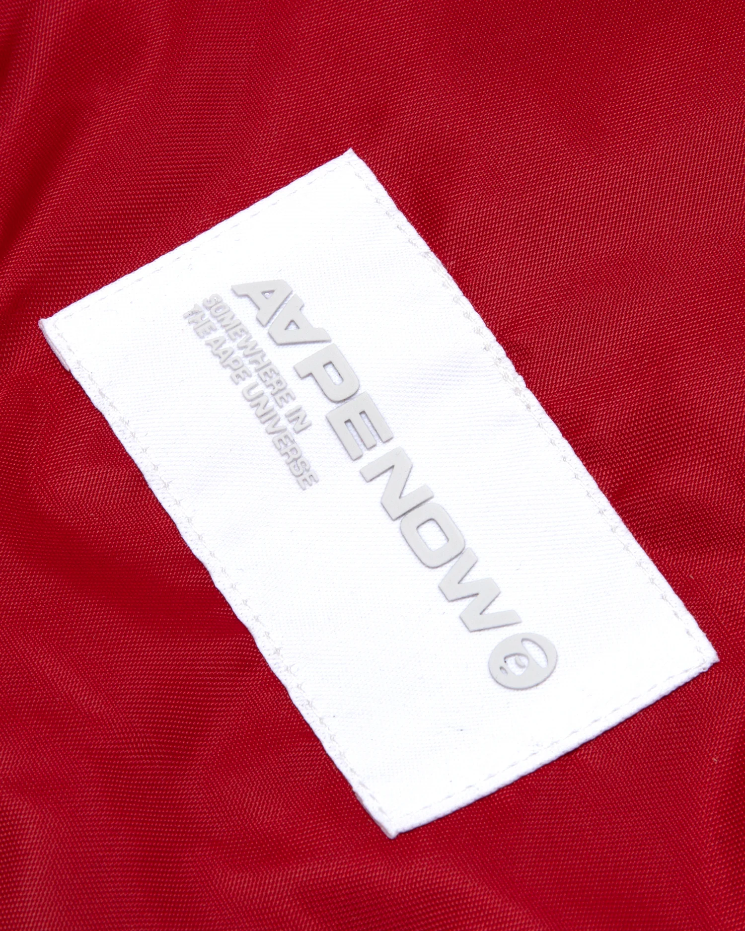Moonface patch jersey baseball jacket - Image 9