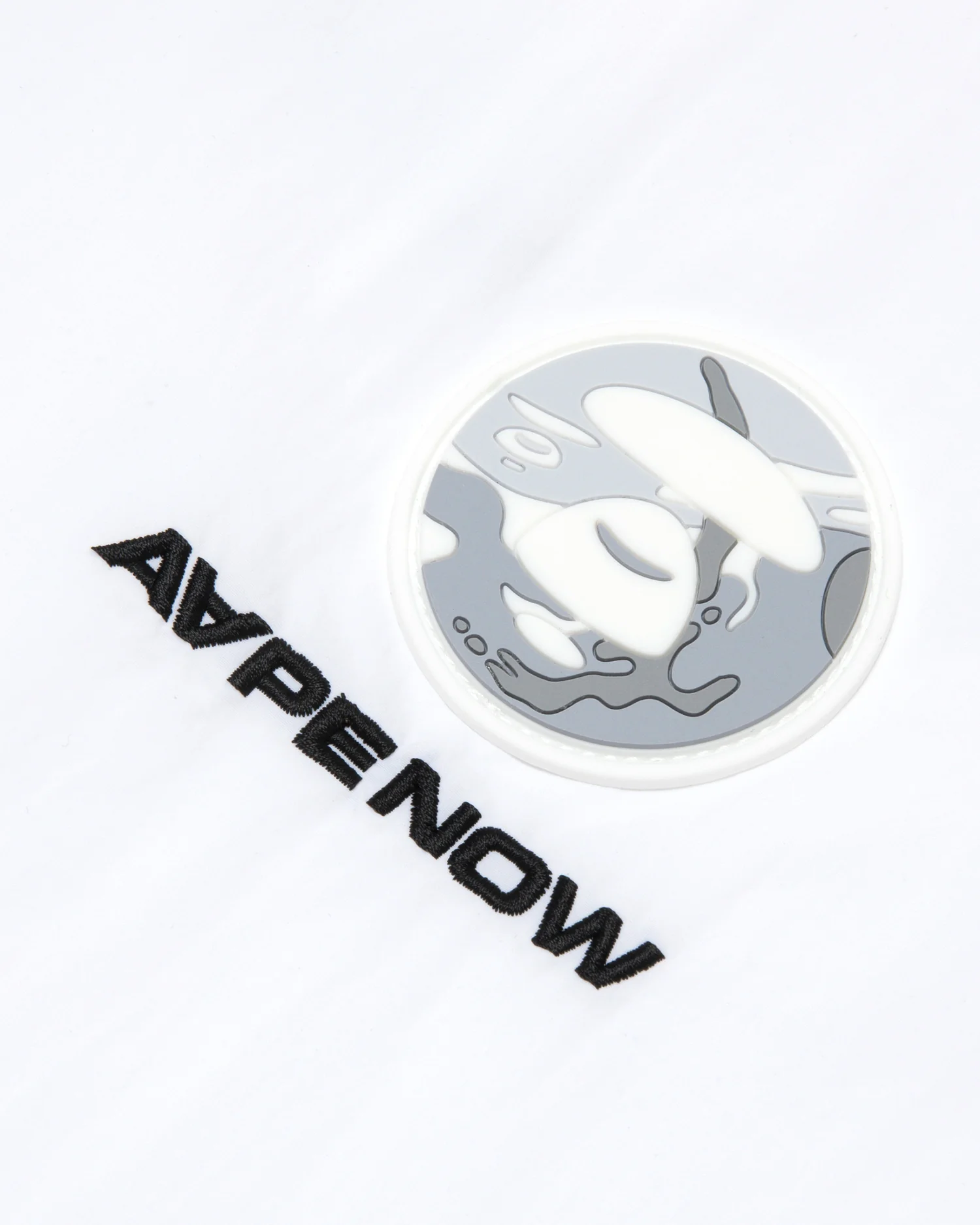 Moonface patch nylon blouson - Image 15