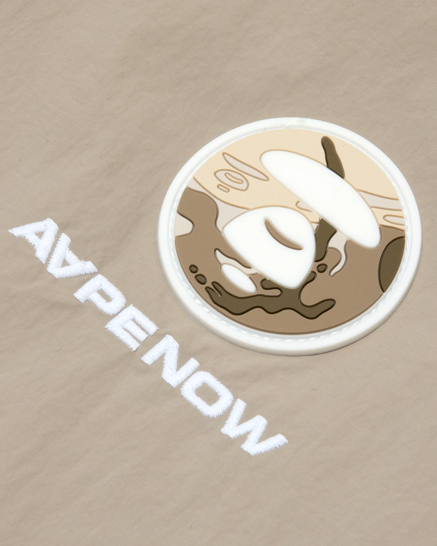 Moonface patch nylon blouson - Image 5