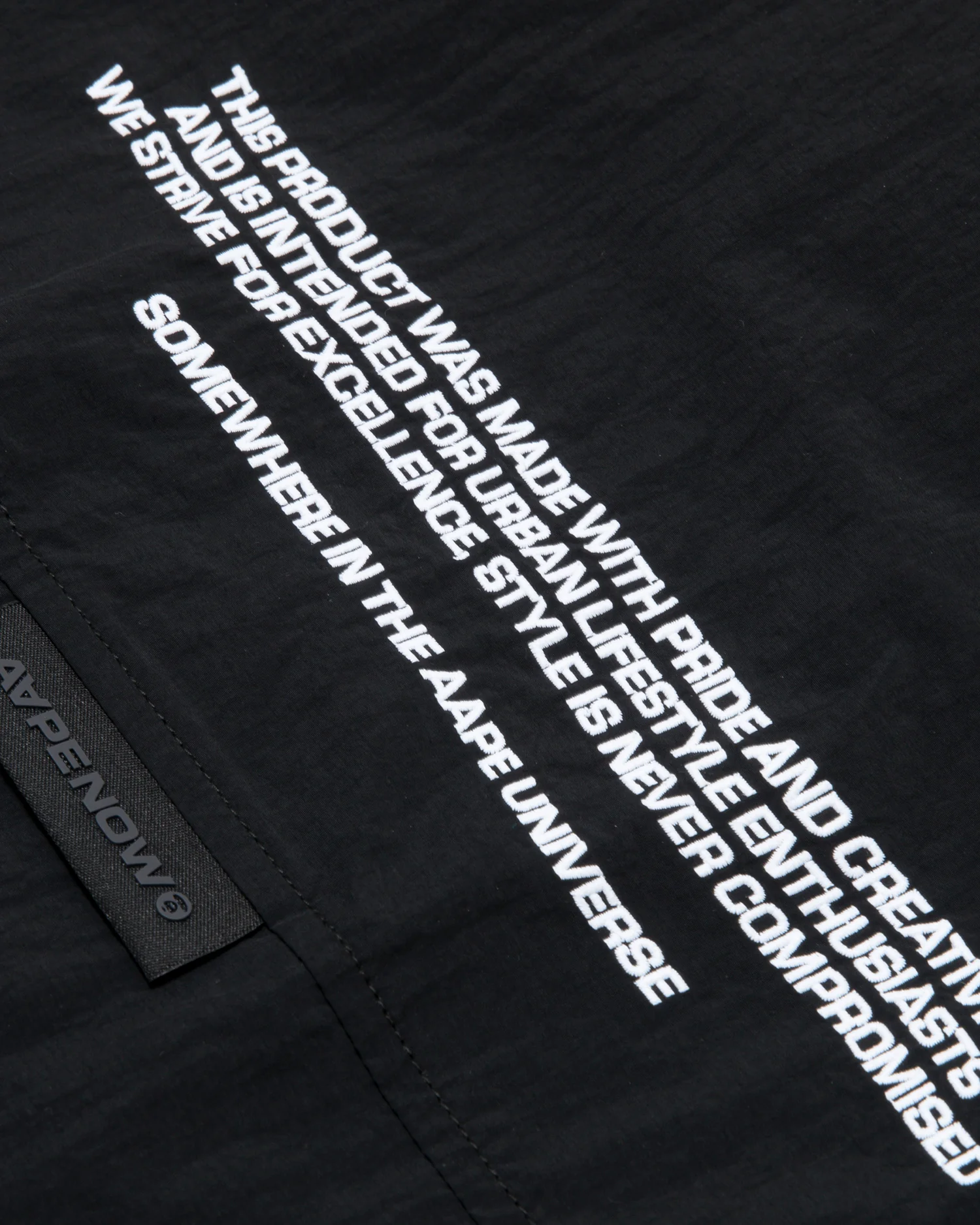 Moonface patch nylon blouson - Image 8